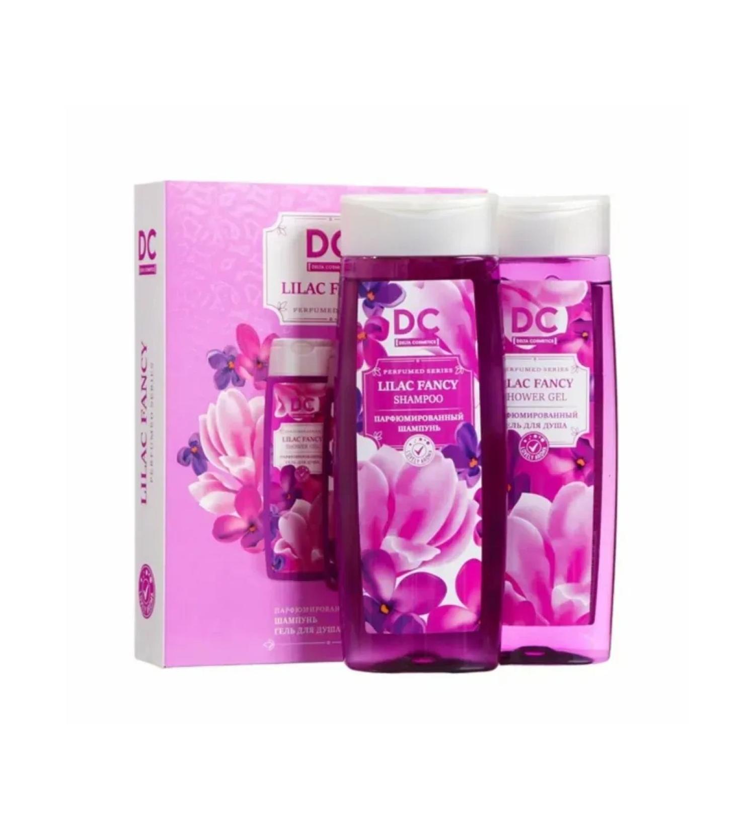Delta PARFUM Cosmetic set of Lilac Fancy Gel and 250 ml shampoo - Buy Online on GoSupps.com