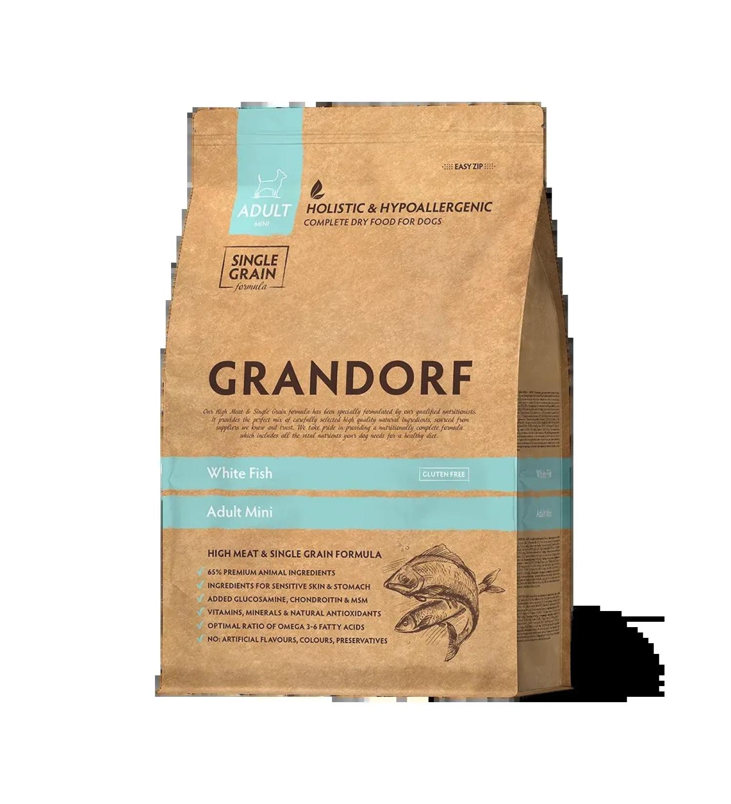 Grandorf White fish for small breeds 3kg - Buy Online on GoSupps.com