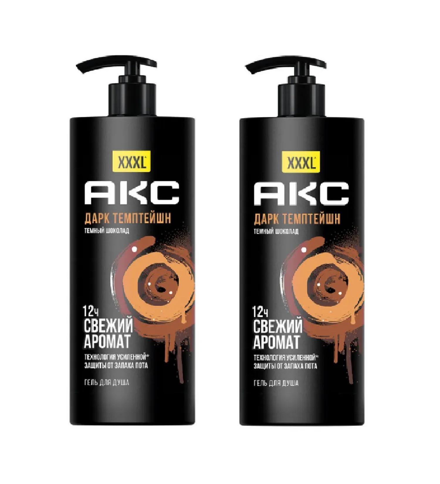 AKC Shower gel with prebiotics Dark Tempensn 2 pcs 1 liter