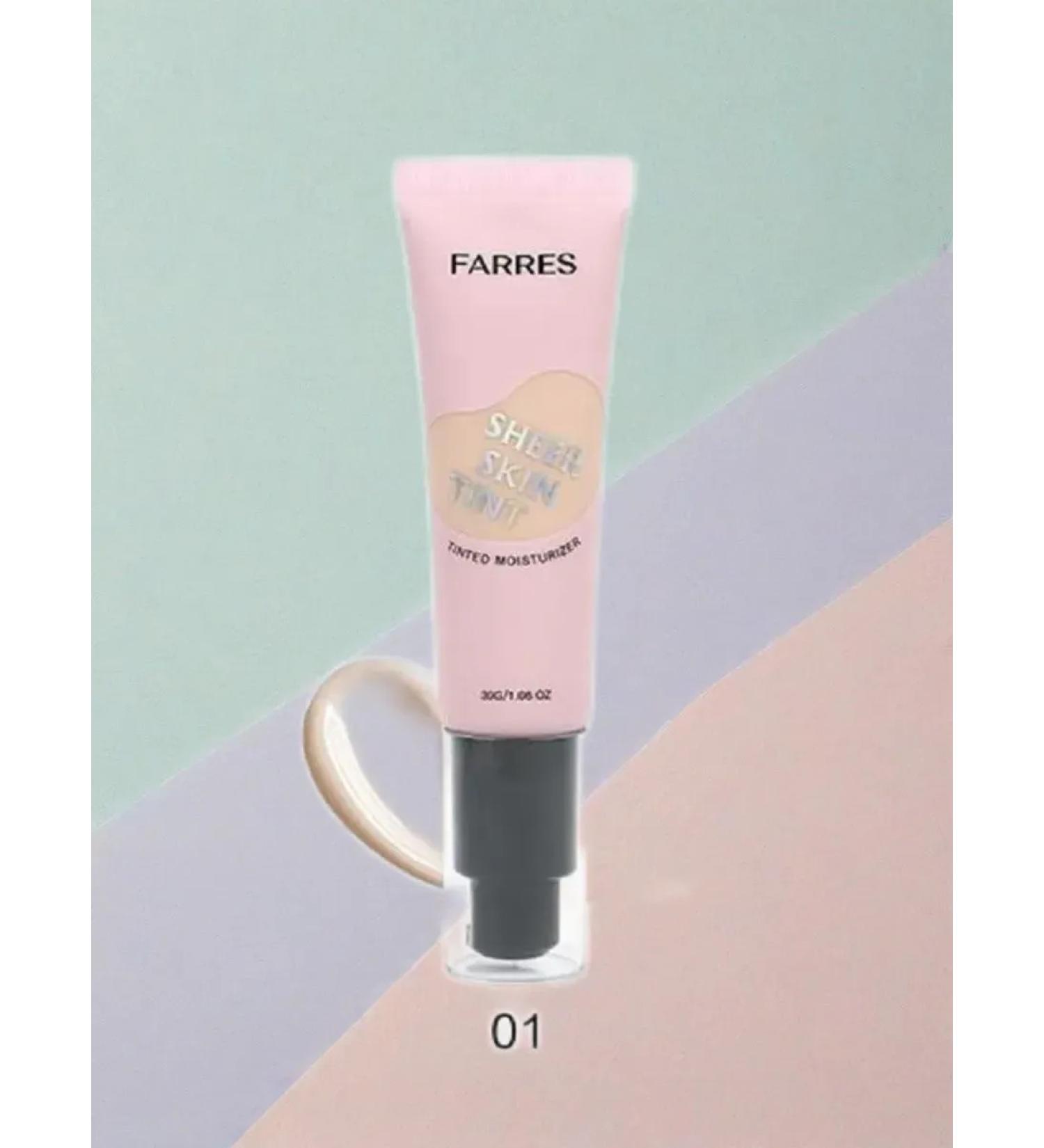 FARRES Tonal fluid for the face with dispenser 01 - Buy Online on GoSupps.com