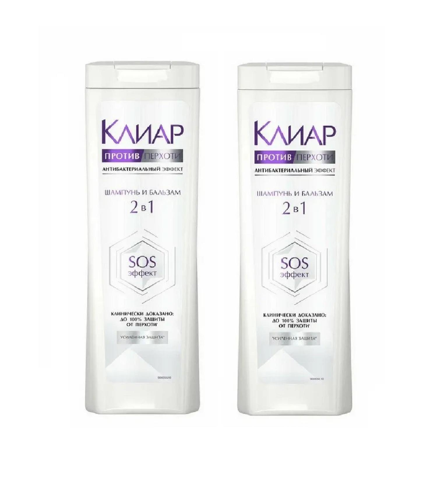 Clear Shampoo-balm antibacterial effect 2 pcs 380 ml