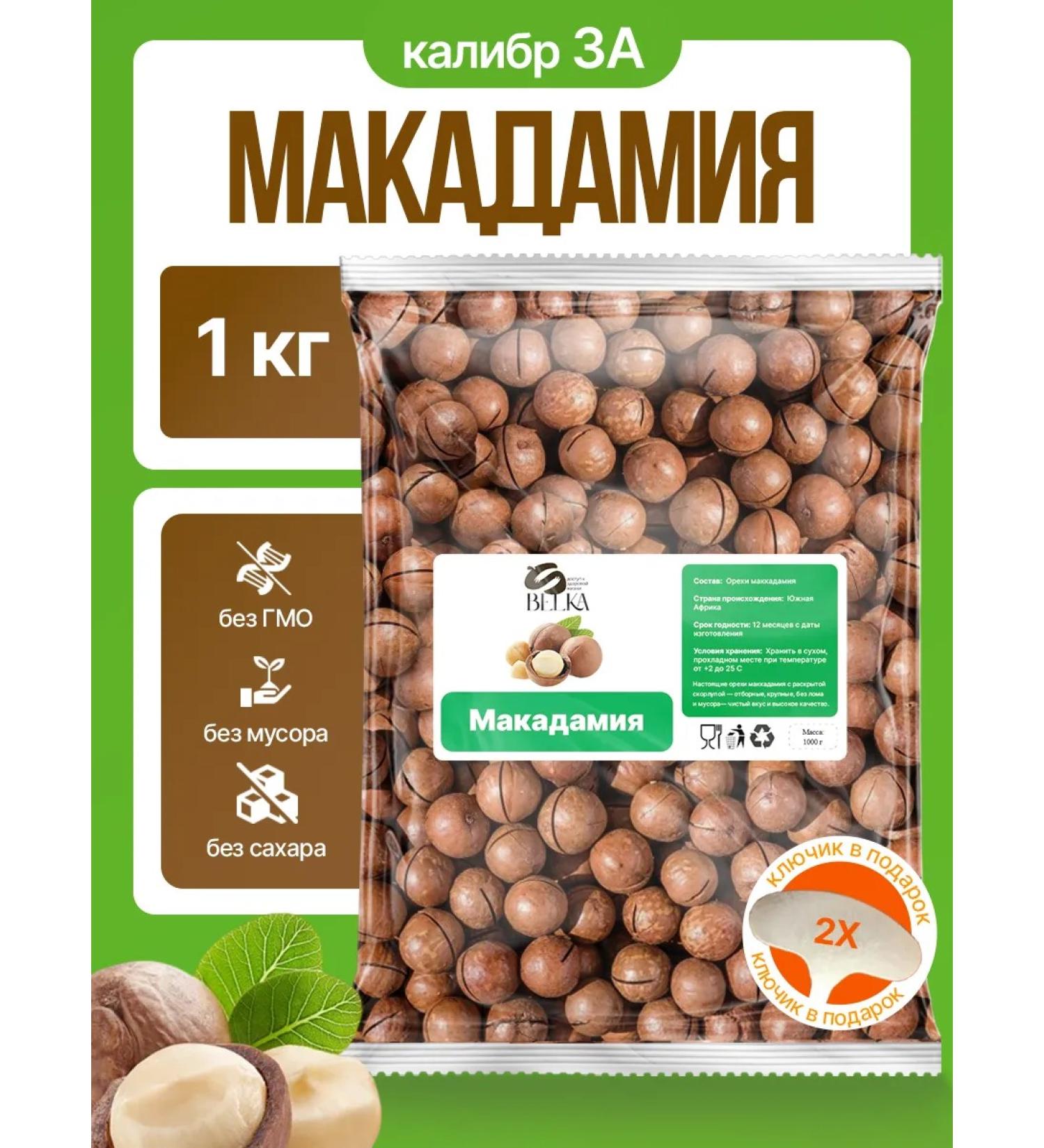 Squirrel Macadamia walnut in a shell 1 kg - Buy Online on GoSupps.com