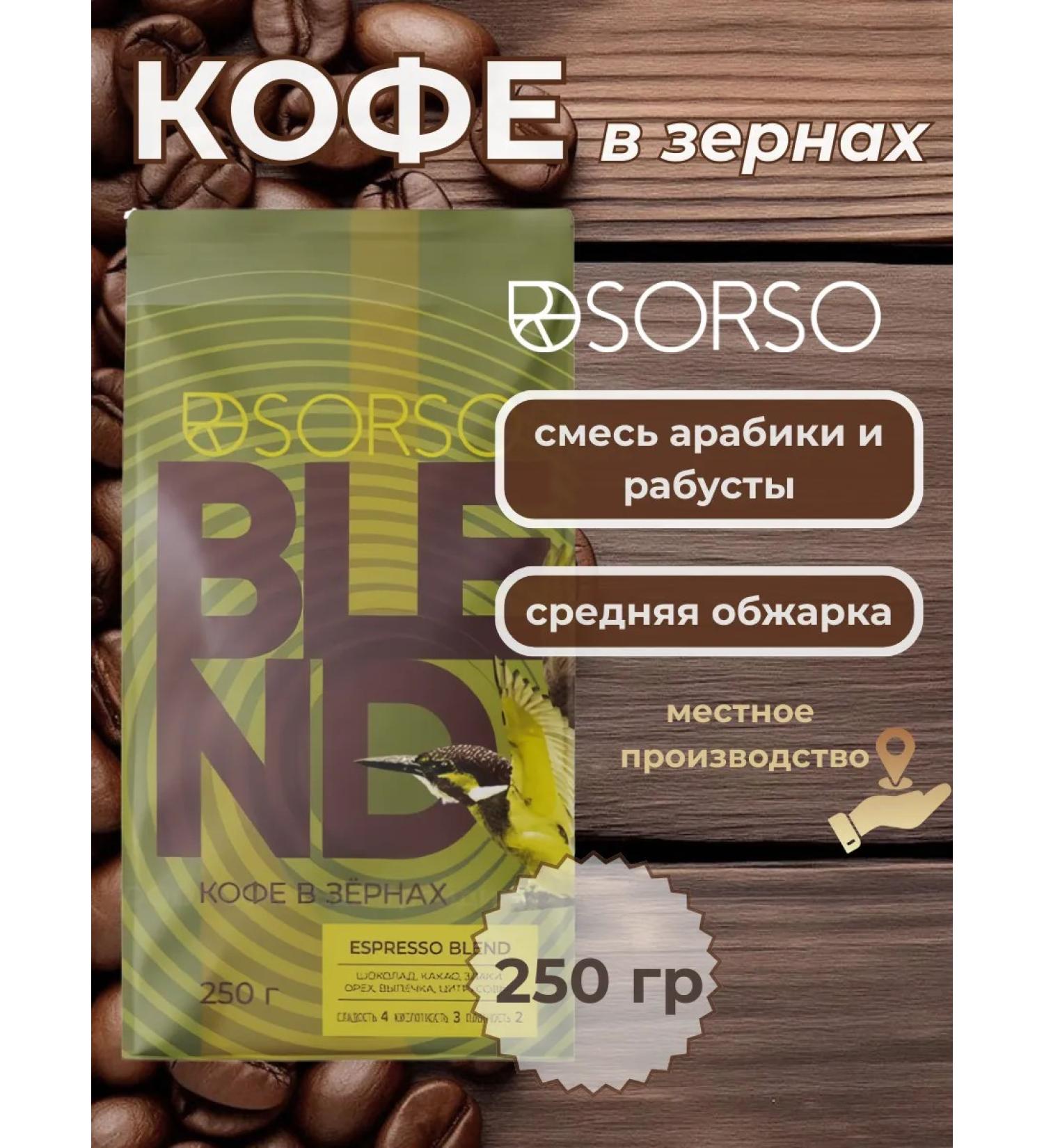 Sorso Espresso Blend Citrus 250g coffee - Buy Online on GoSupps.com