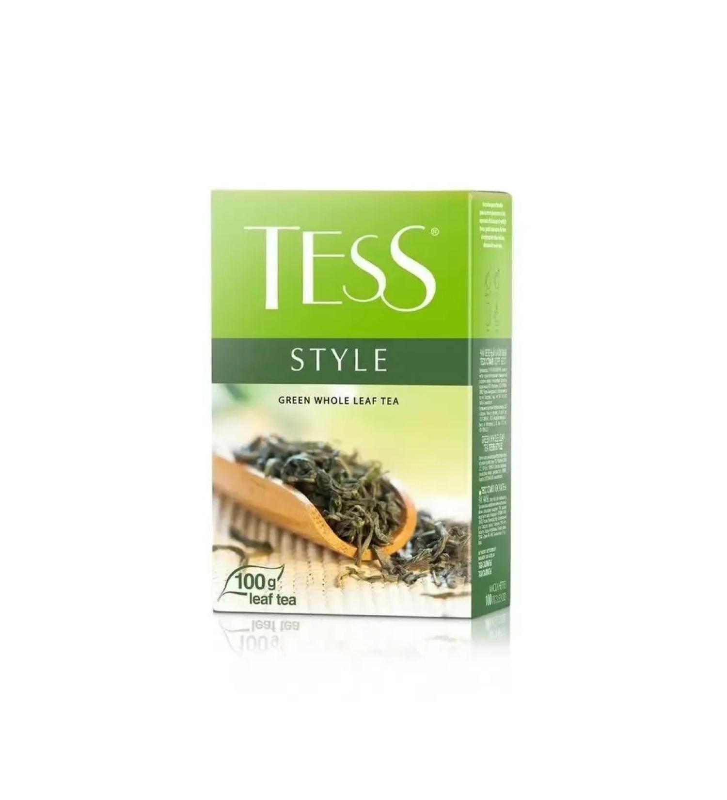 TESS Style tea leaves green 100g - Buy Online on GoSupps.com