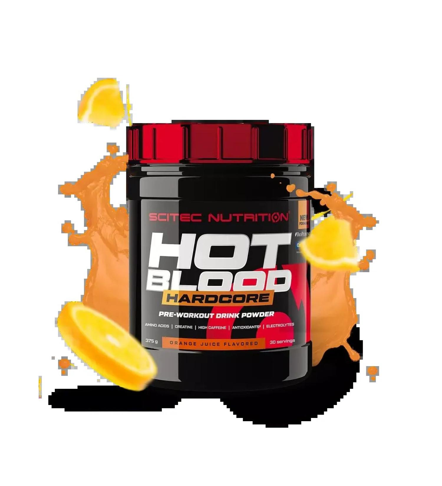 Scitec Nutrition Hot Blood Hardcore 375G Orange Prevention Complex - Buy Online on GoSupps.com
