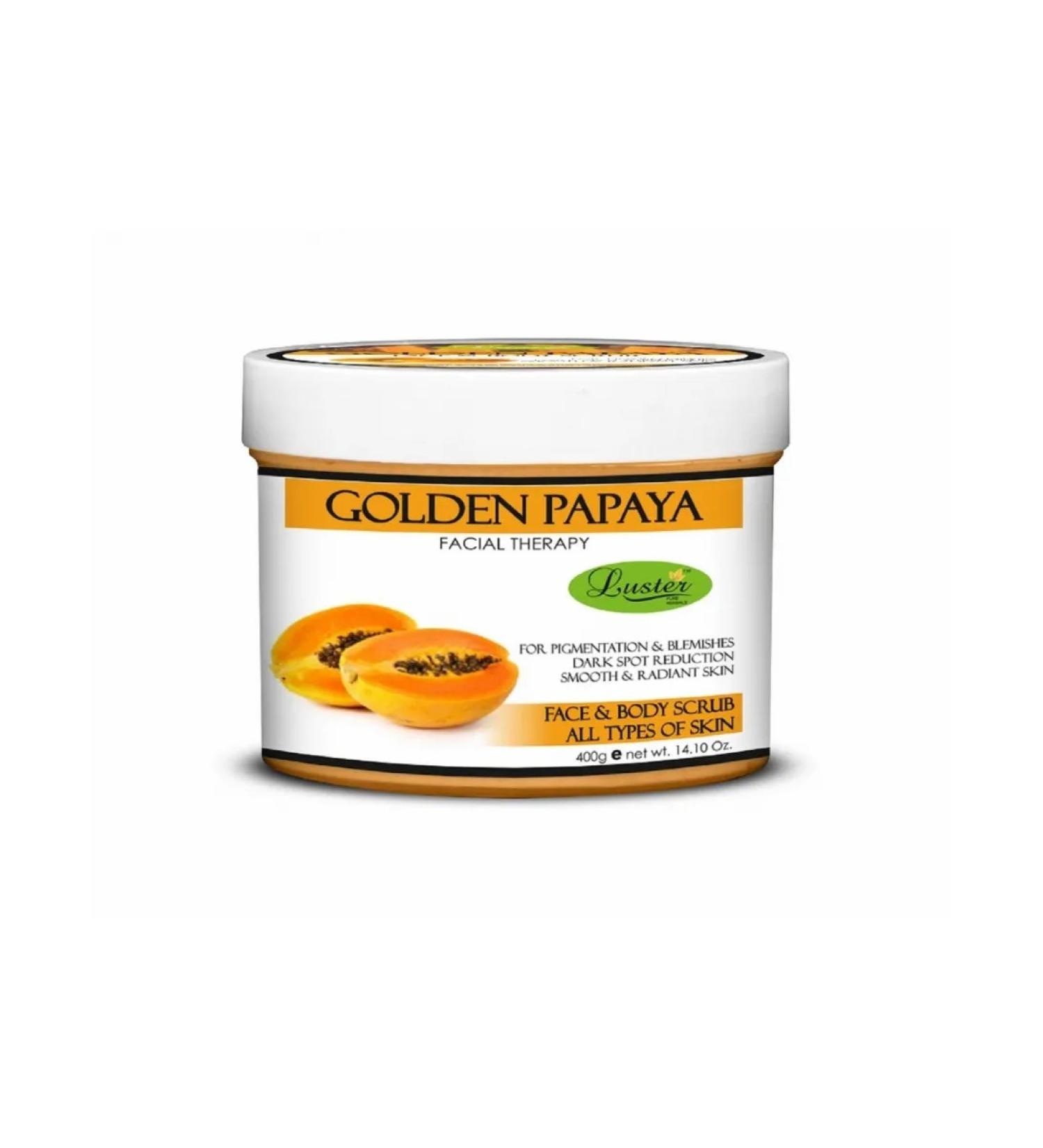 Luster Face and body scrub with papaya extract 400 g
