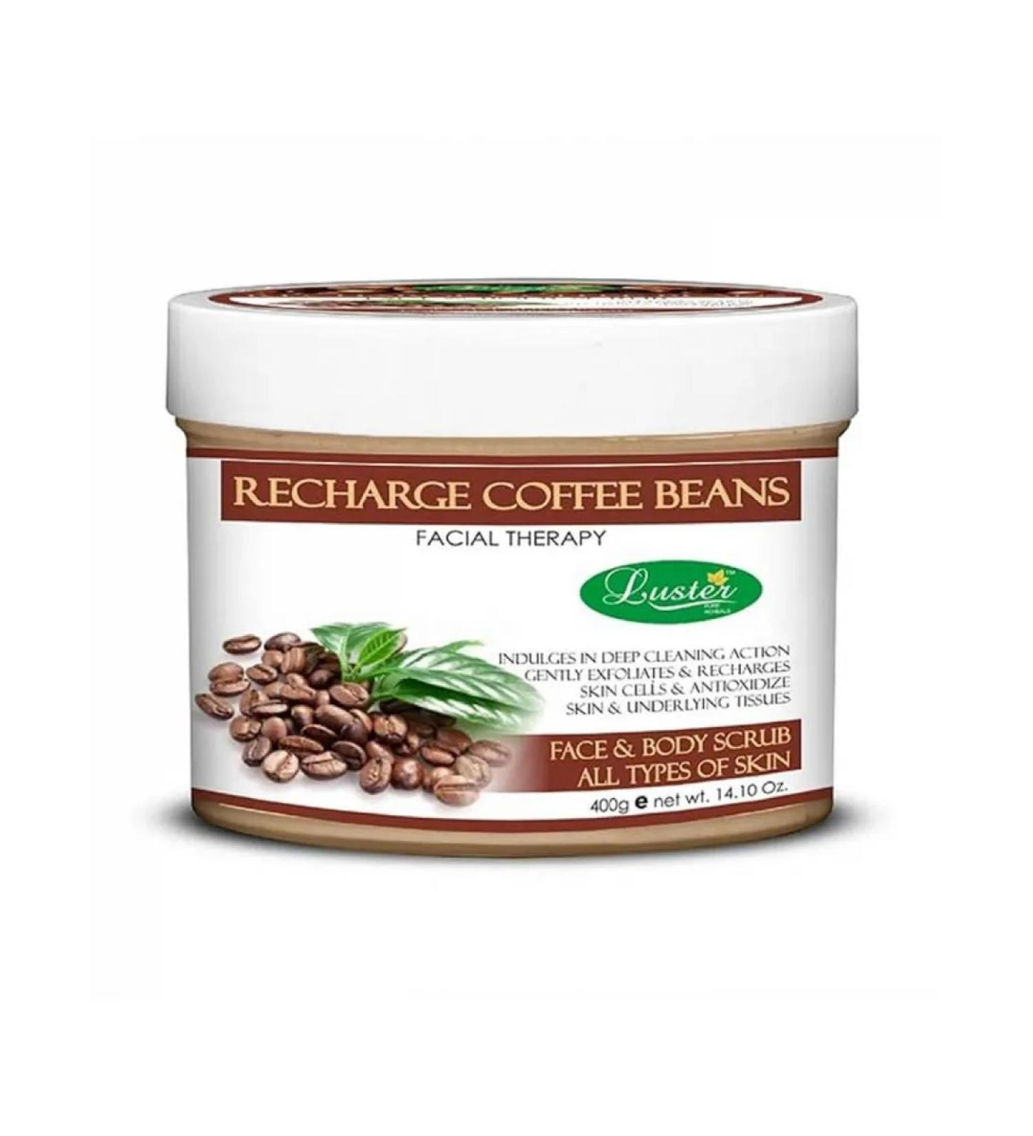 Luster Face and body scrub with coffee beans 400 g