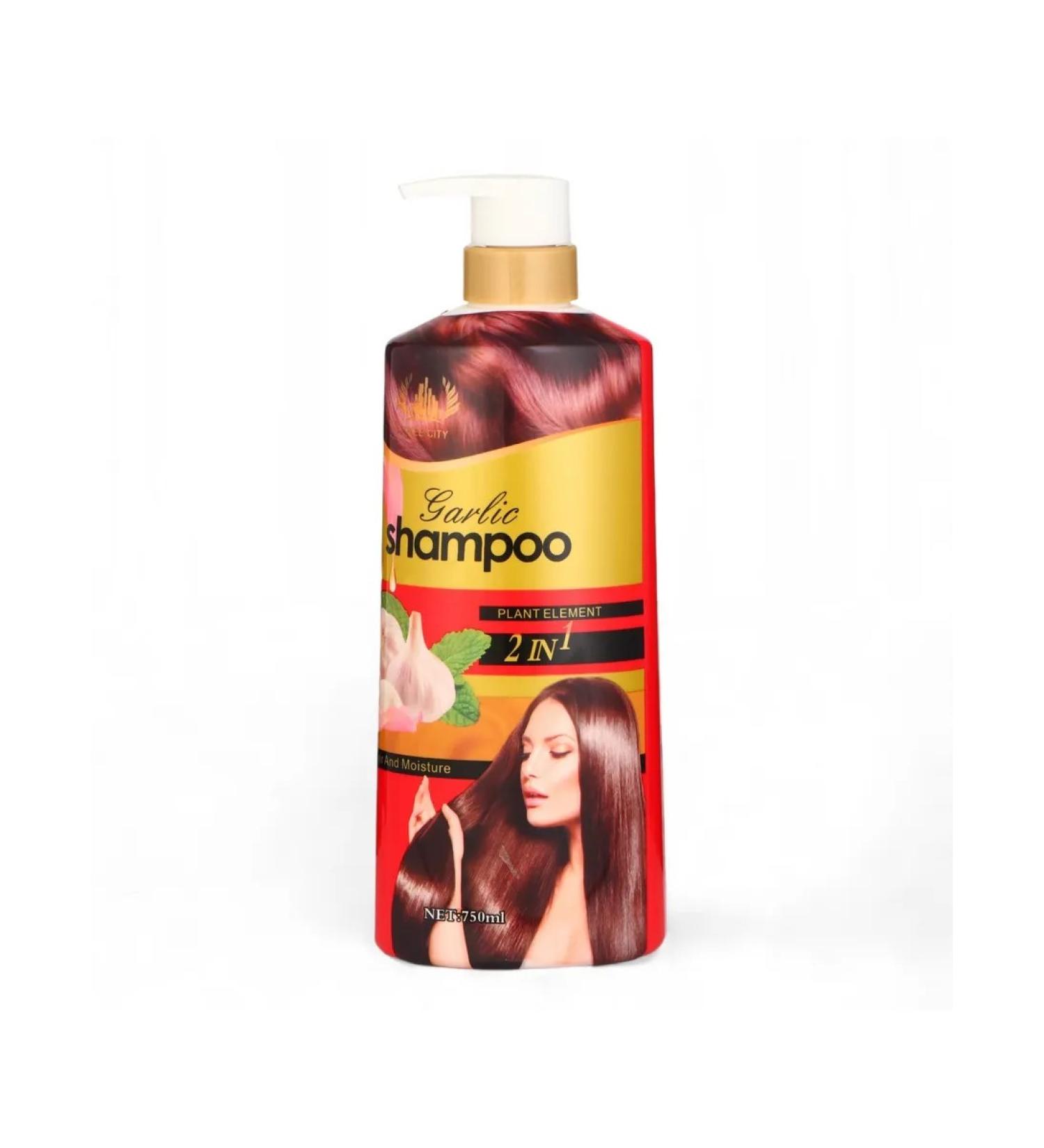 at a discount Hair shampoo with garlic extract restoration and wax