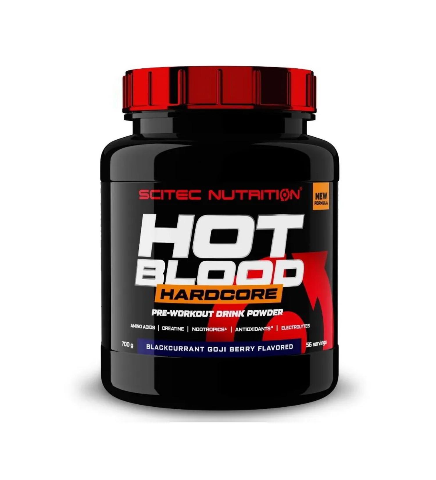 Scitec Nutrition Hot Blood Hardcore Pre-Workout 700g Blackcurrant-Goji Berry
