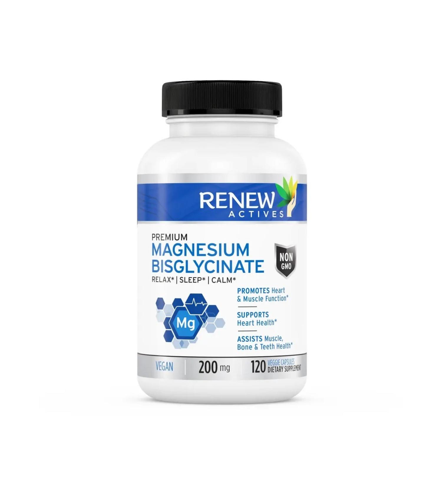 Renew Actives Magnesium bisglycinate 120 capsules