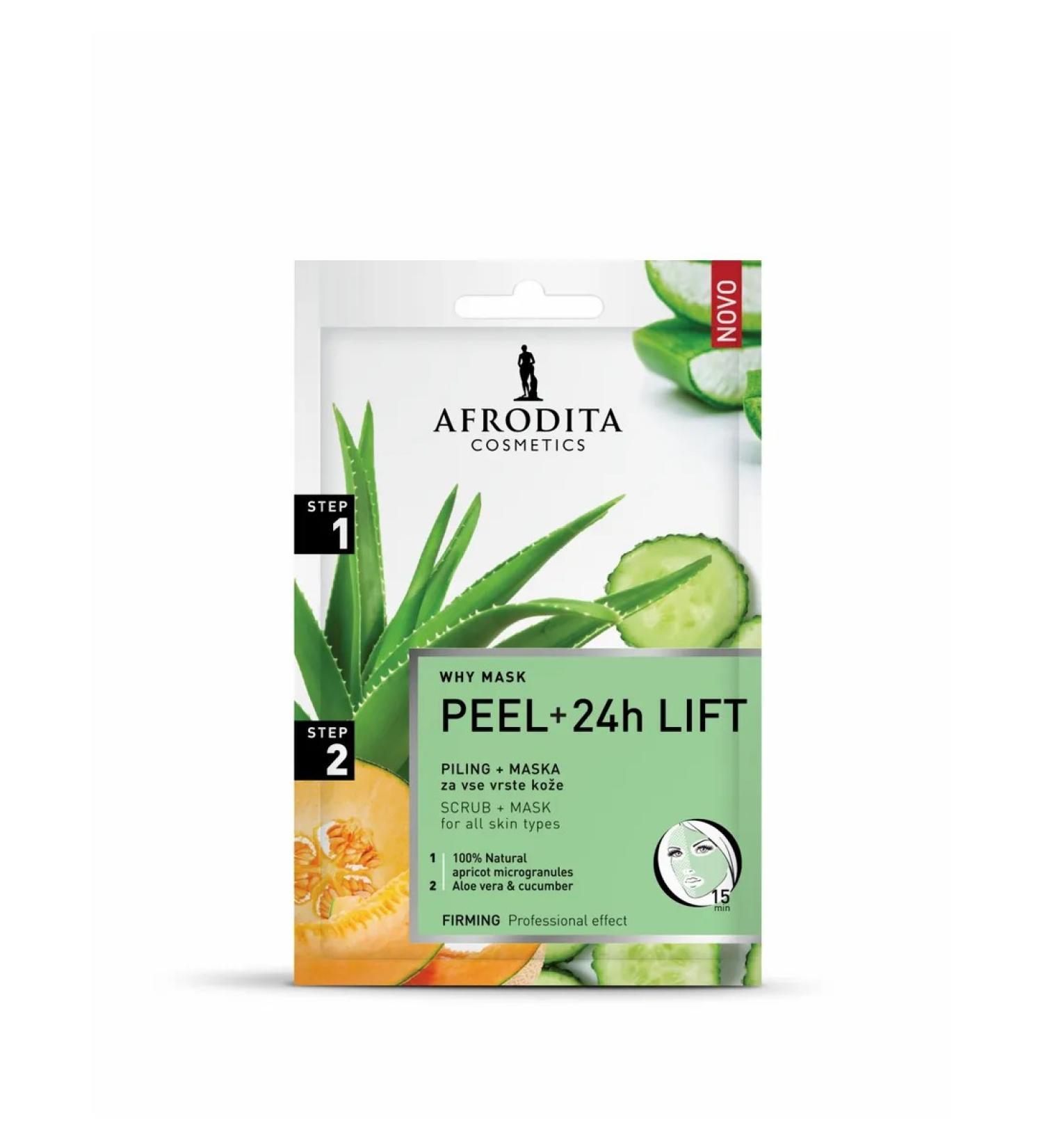 AFRODITA COSMETICS Cleaning peeling and moisturizing face mask 2x6 ml - Buy Online on GoSupps.com