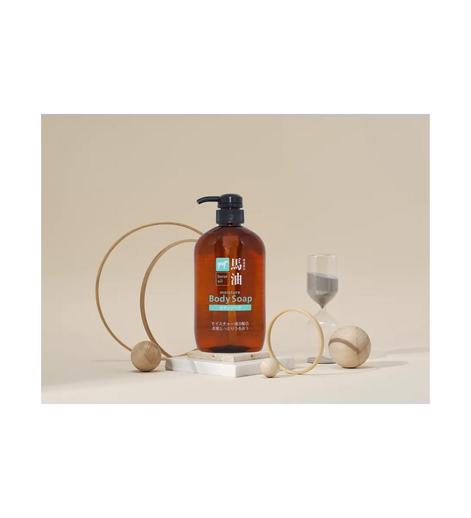 Kumano Shower gel with horse fat Fat Horse Oil Body Soap - Buy Online on GoSupps.com