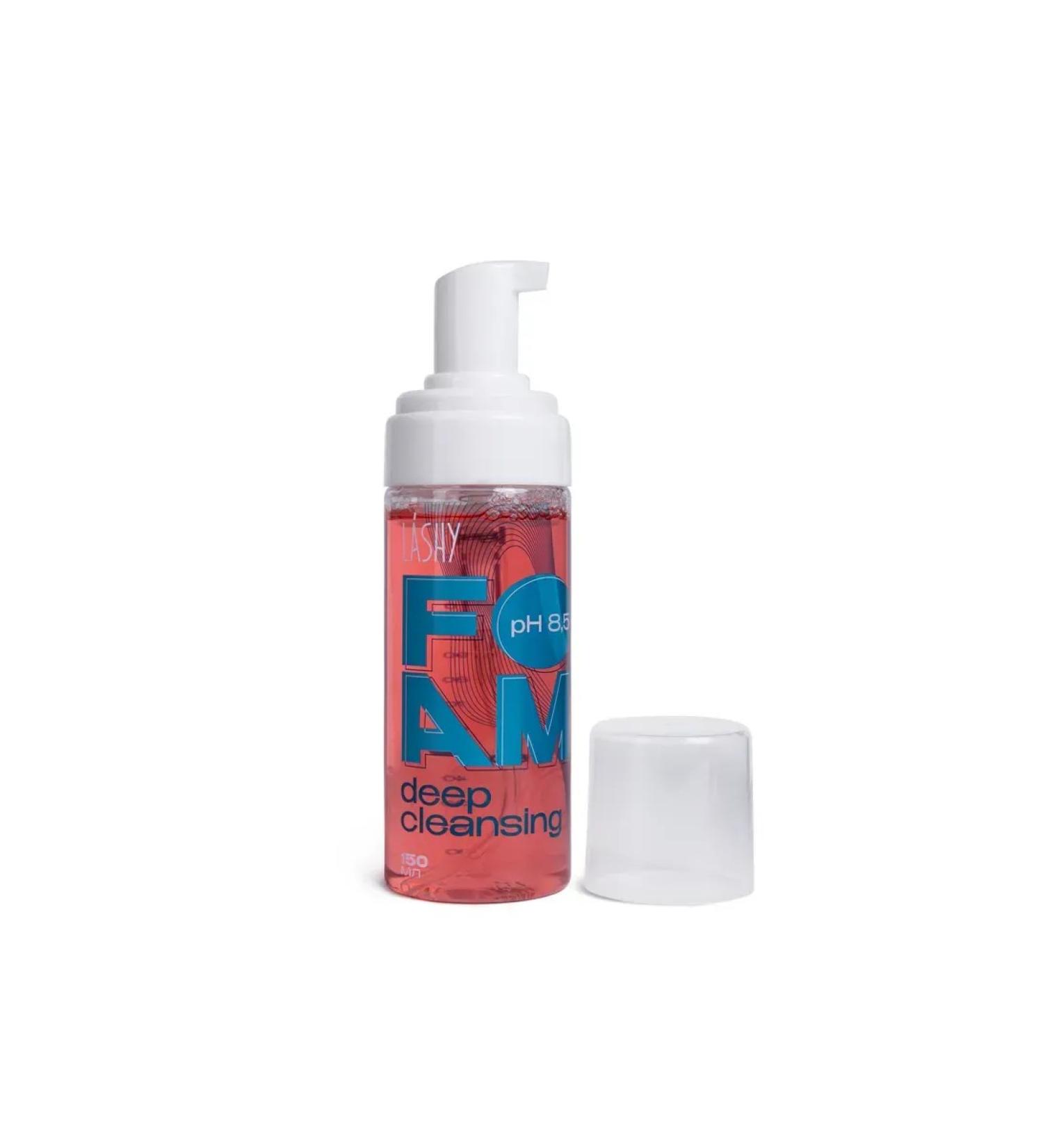LASHY Cleaning foam for eyelashes Deep Cleansing Foam 150 ml - Buy Online on GoSupps.com