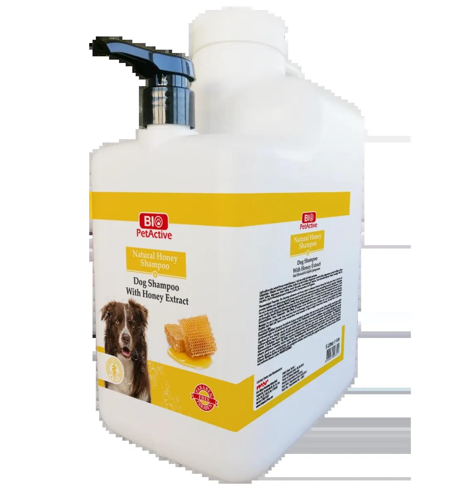 BioPetActive Natural honey shampoo for dogs 5 liters