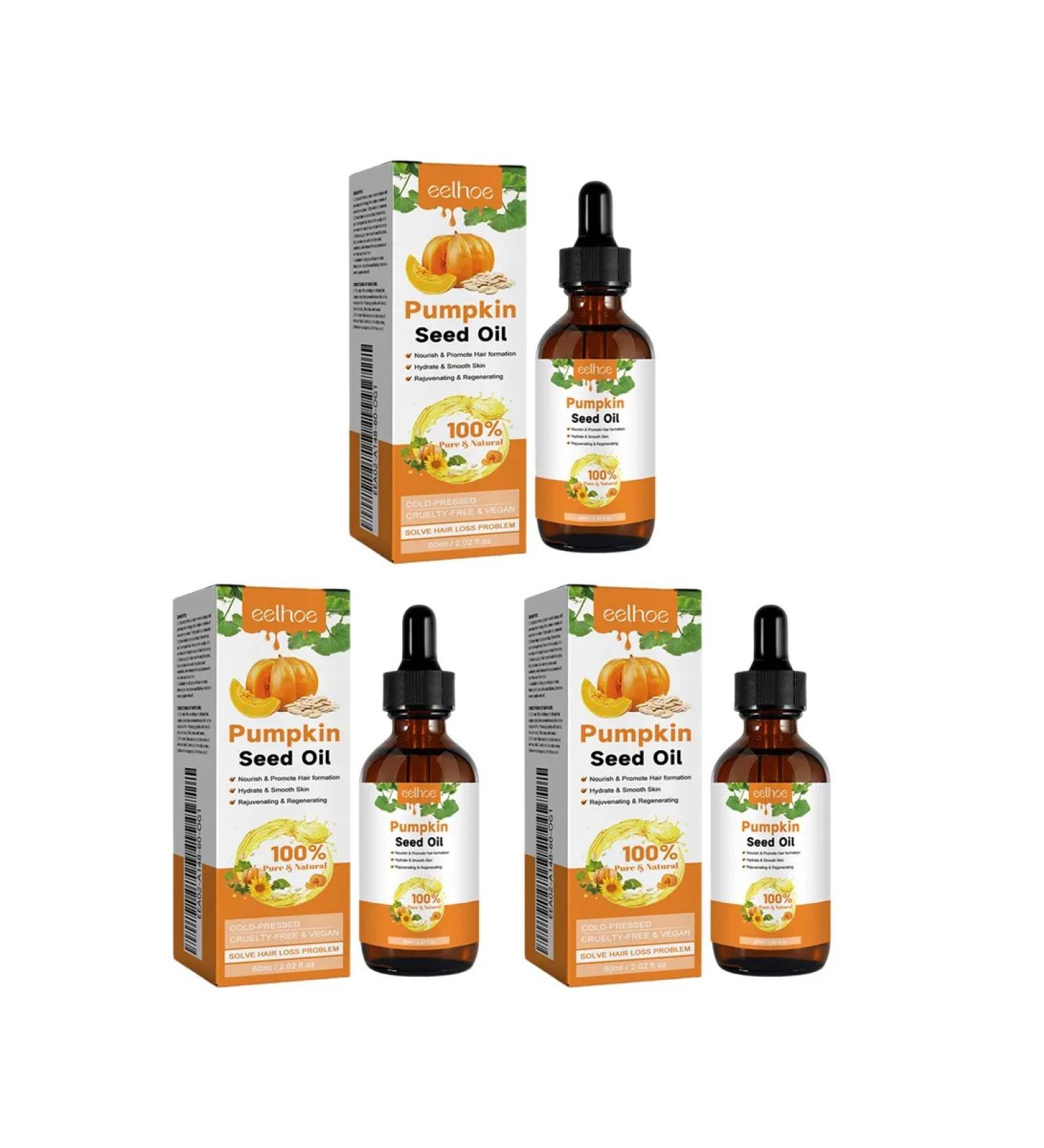 eelhoe Pumpkin seeds Essential oil nourishes repair hair and skin - Buy Online on GoSupps.com
