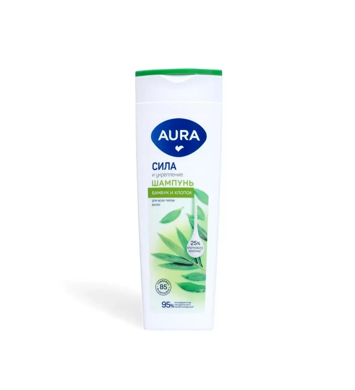 Aura Hair shampoo Strength and Strengthening 380 ml - Buy Online on GoSupps.com