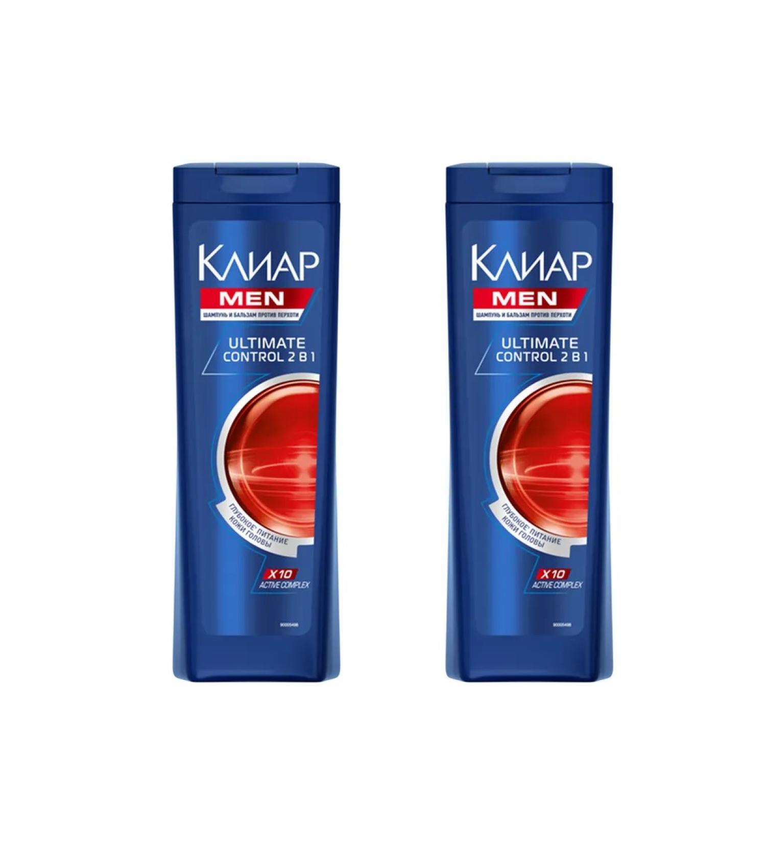 Clear Shampoo-balm 2B1 Ultimate Control against dandruff 2x400ml - Buy Online on GoSupps.com