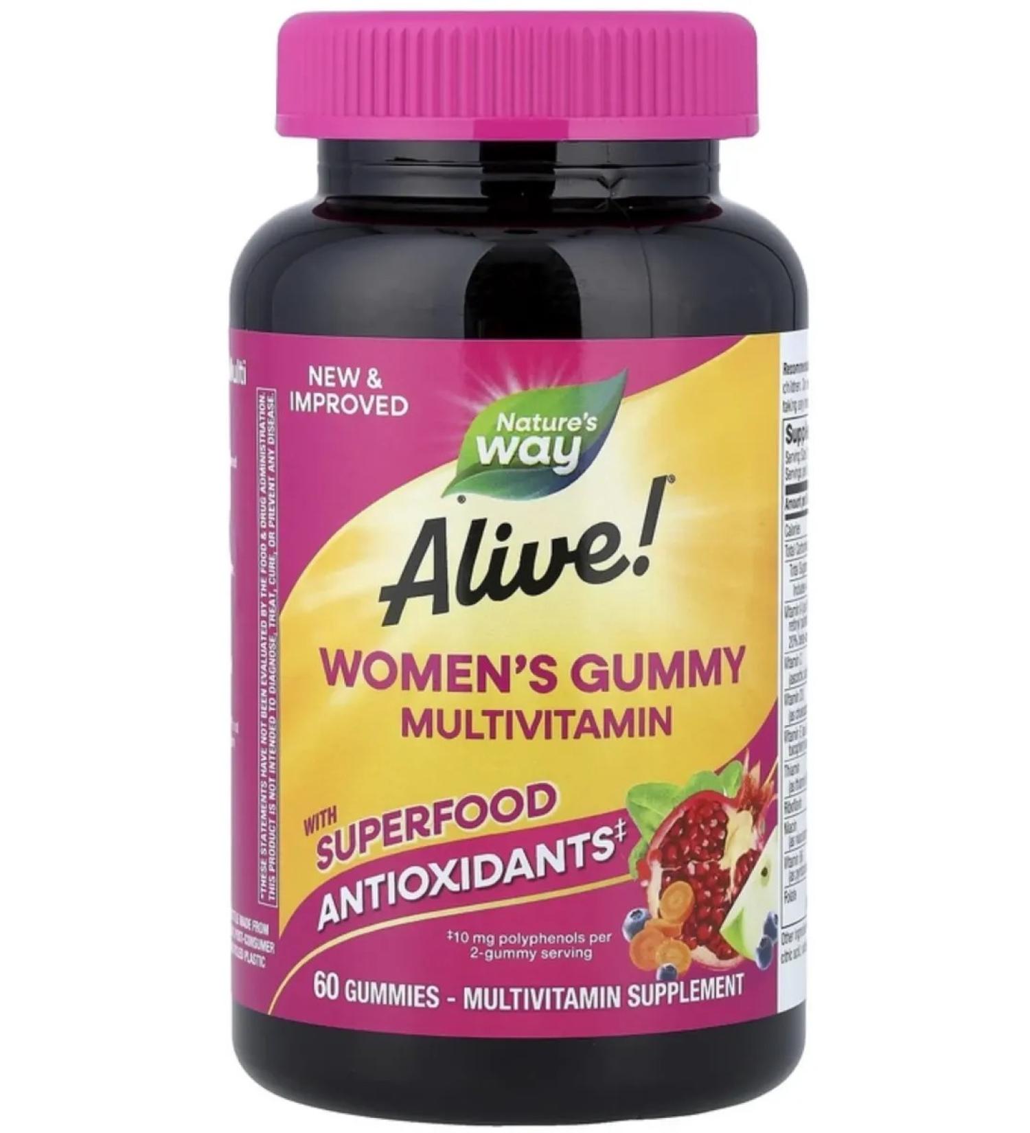 Nature's Way Alive Nature's Way chewing vitamins for women 60 marms - Buy Online on GoSupps.com