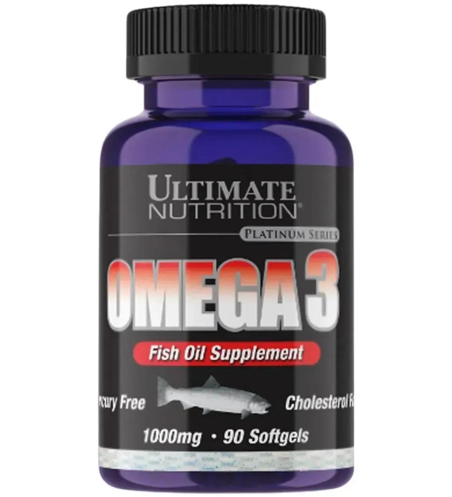 Ultimate Nutrition Omega-3 90 Softgels - Buy Online on GoSupps.com