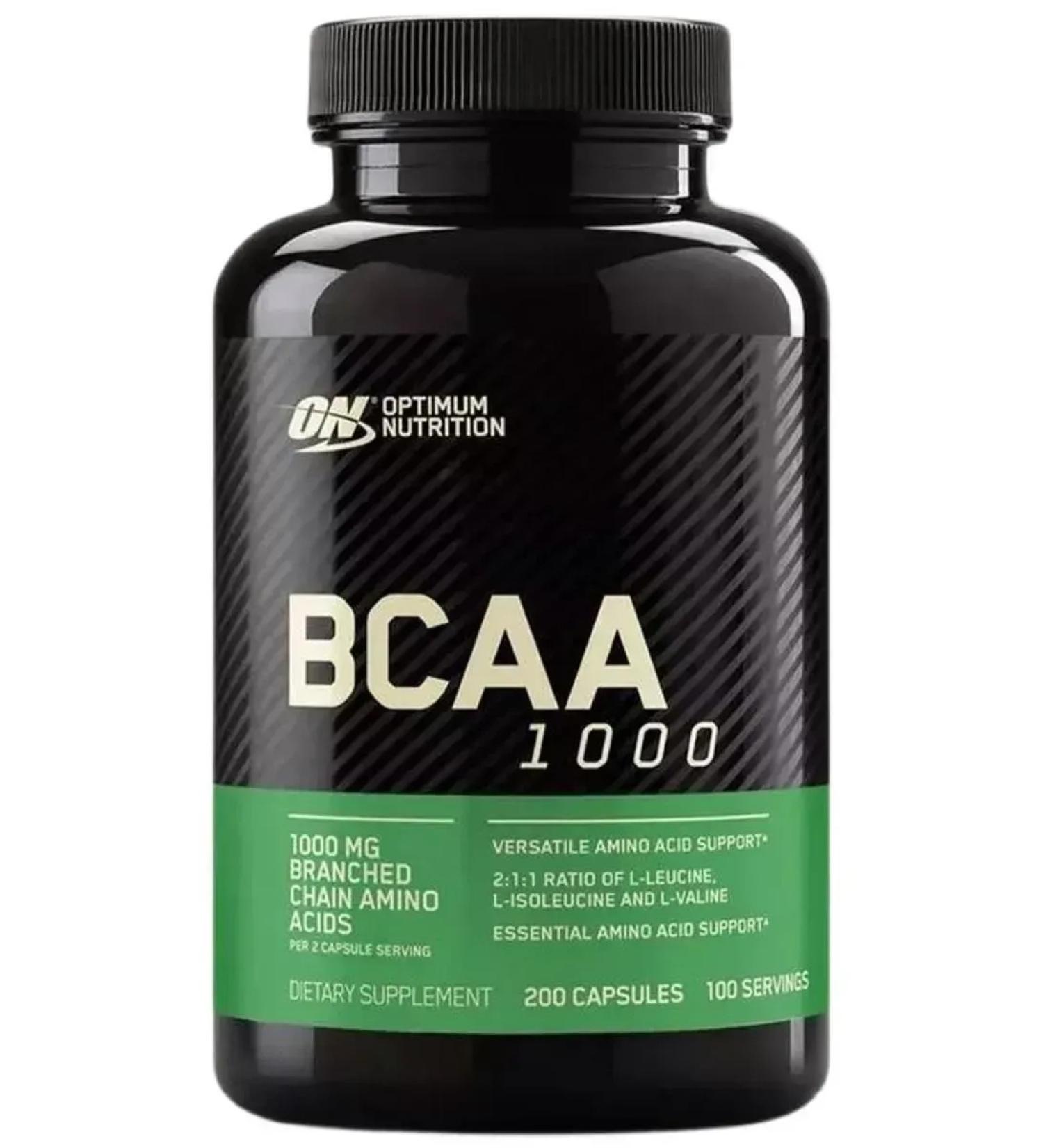 Optimum Nutrition Amino acids complex BCAA 1000 200 capsules - Buy Online on GoSupps.com