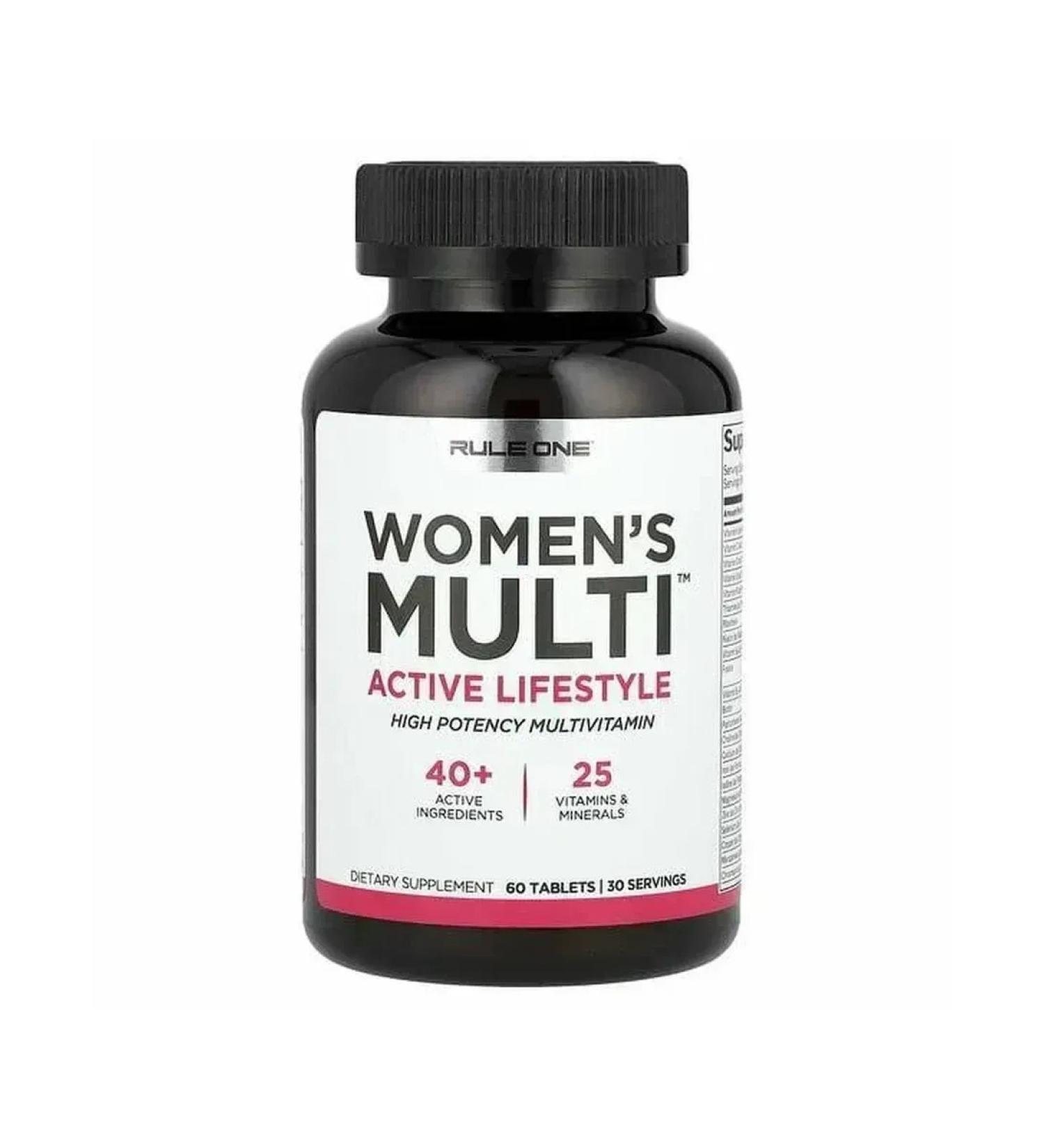 Rule One Vitamins for women Womens Multi Active Lifestyle 60 - Buy Online on GoSupps.com