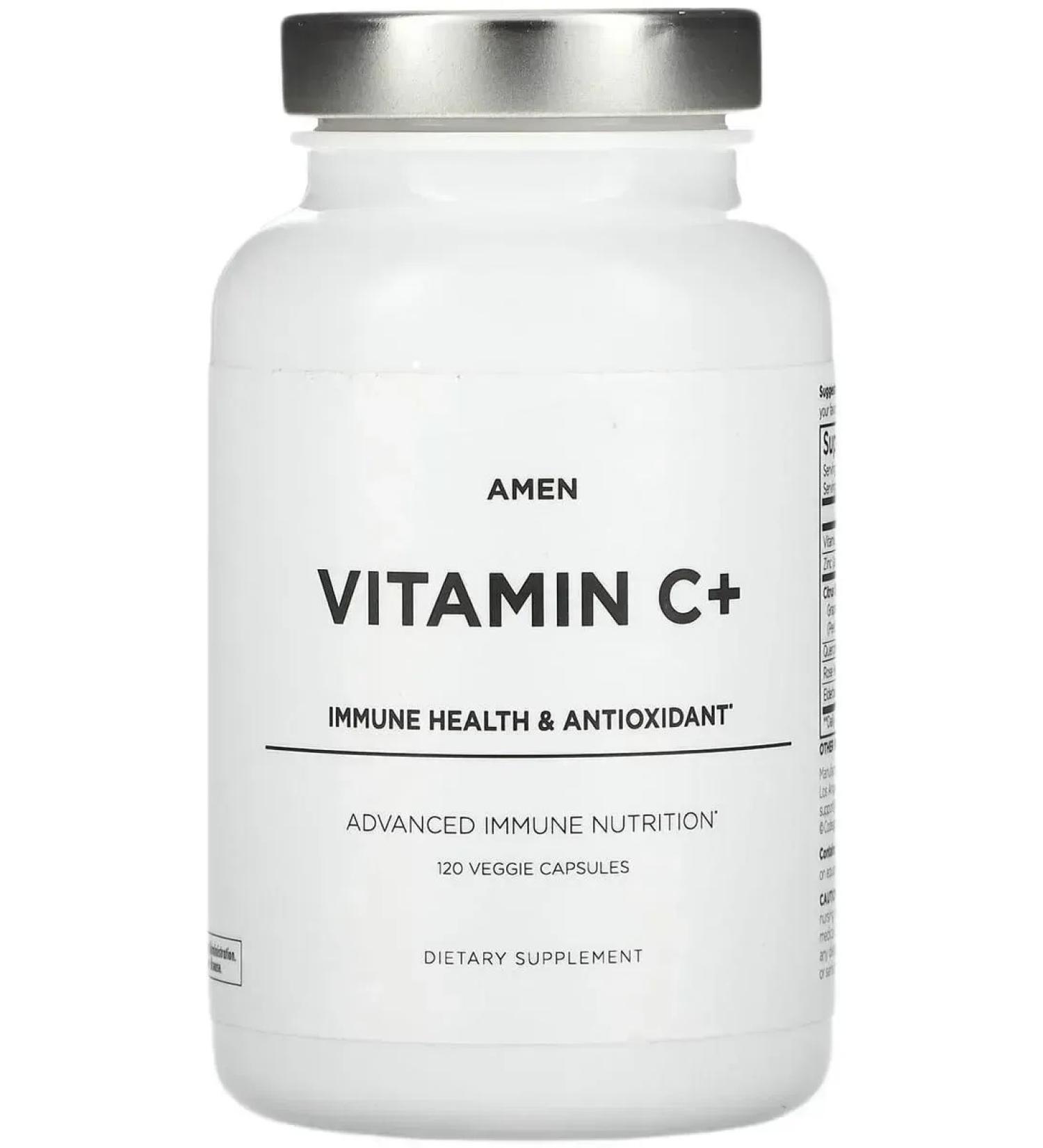 Codeage Vitamin Amen Vitamin C+ Zinc 120 Capsules complex - Buy Online on GoSupps.com
