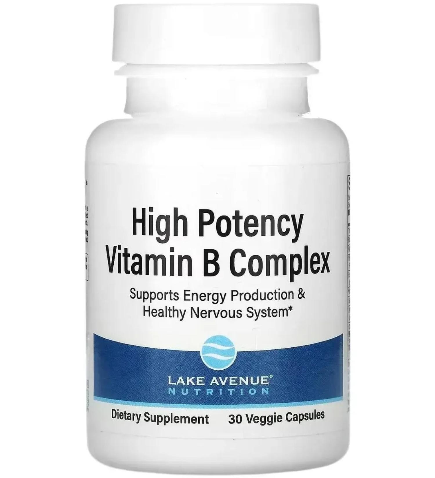 Lake Avenue B vitamins B 30 capsules - Buy Online on GoSupps.com
