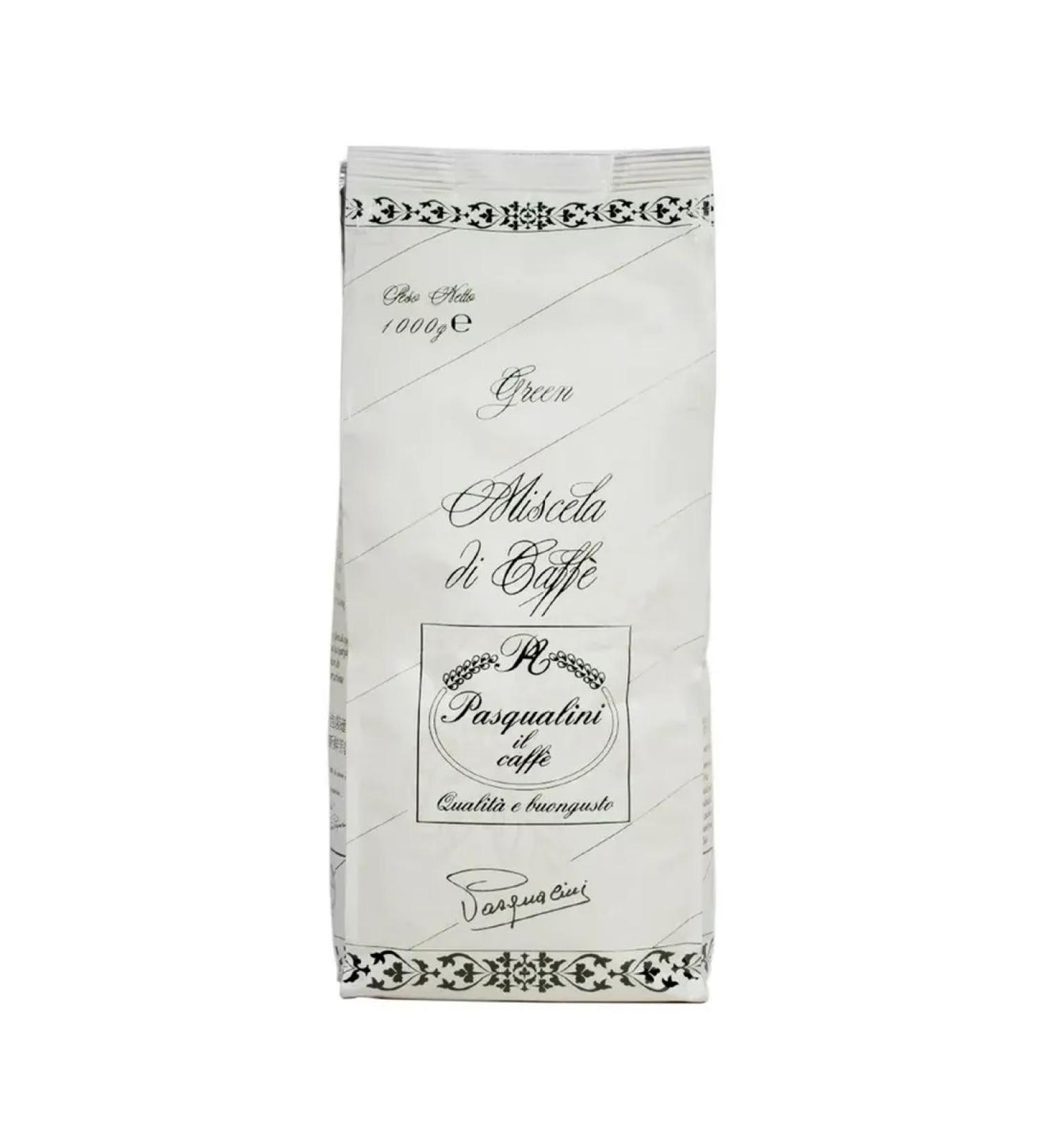 Pasqualini Coffee in the grains of Rasqualini Green 1000g - Buy Online on GoSupps.com