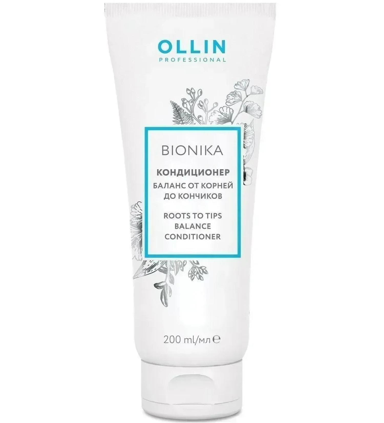 OLLIN Bionika air conditioner Balance from roots to tips 200 ml