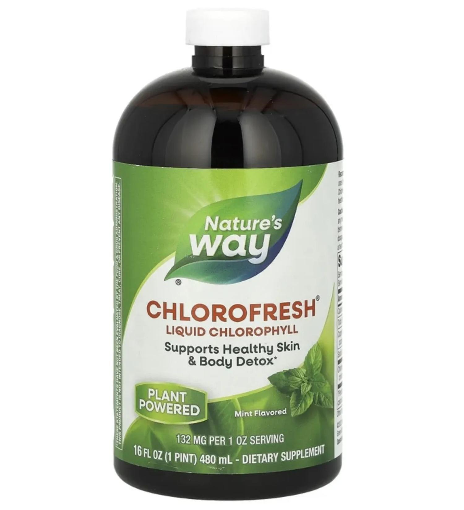 Nature's Way Alive Nature's Way Chlorophyll liquid chlorophyll mint 480 ml - Buy Online on GoSupps.com