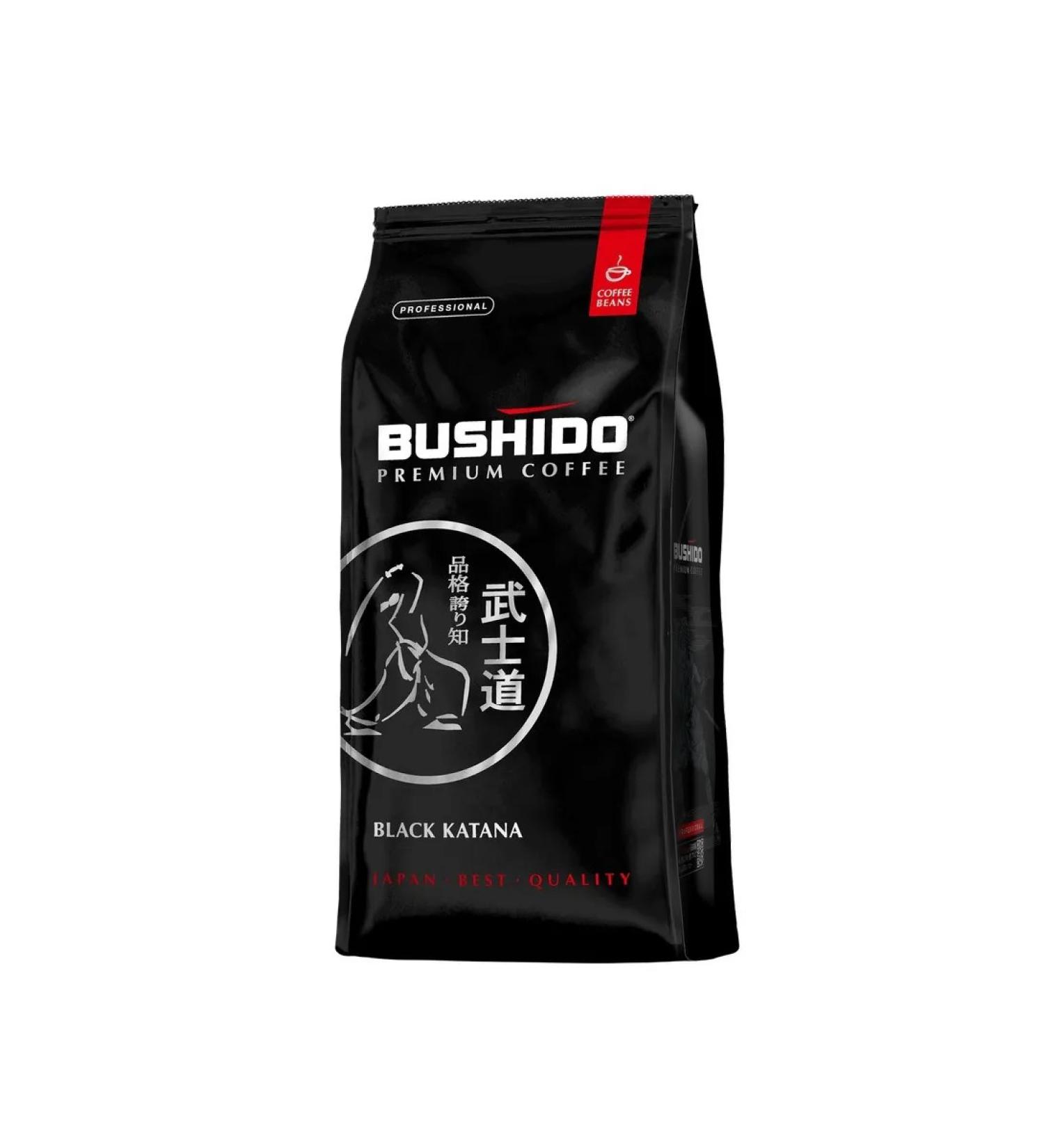 Bushido Black Katana coffee in grains 1 kg