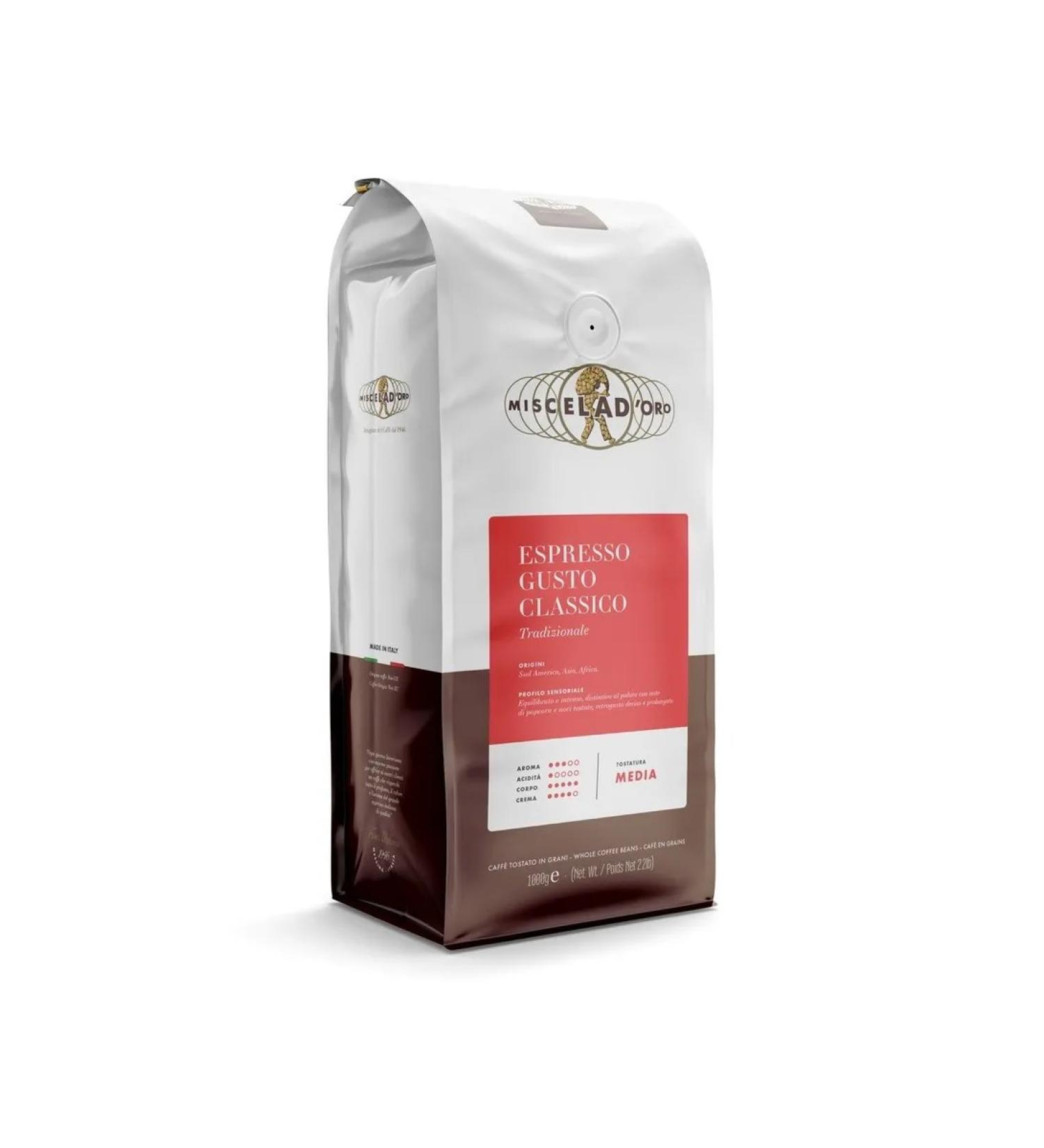 Coffee Miscela d'oro Espresso Gusto Classico in grains 1 kg