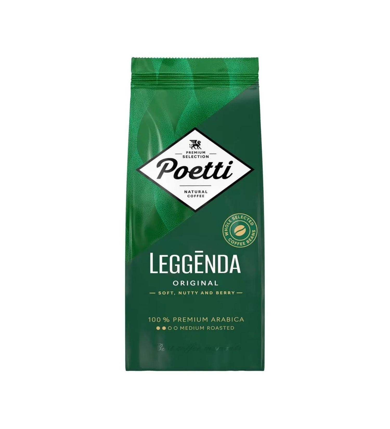 Poetti Leggenda Original coffee in 250g grains