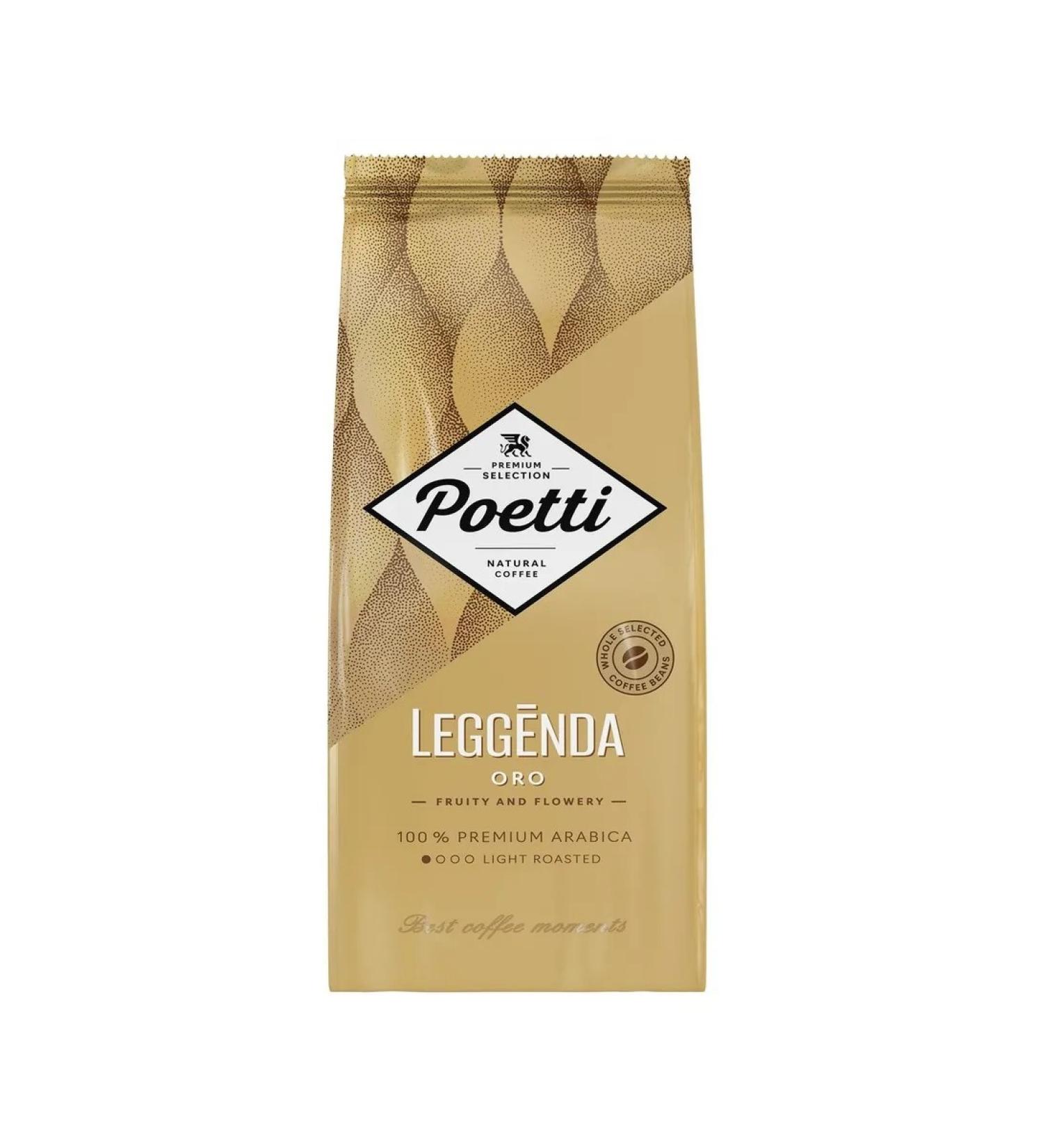 Poetti leggenda oro coffee in grains 1 kg