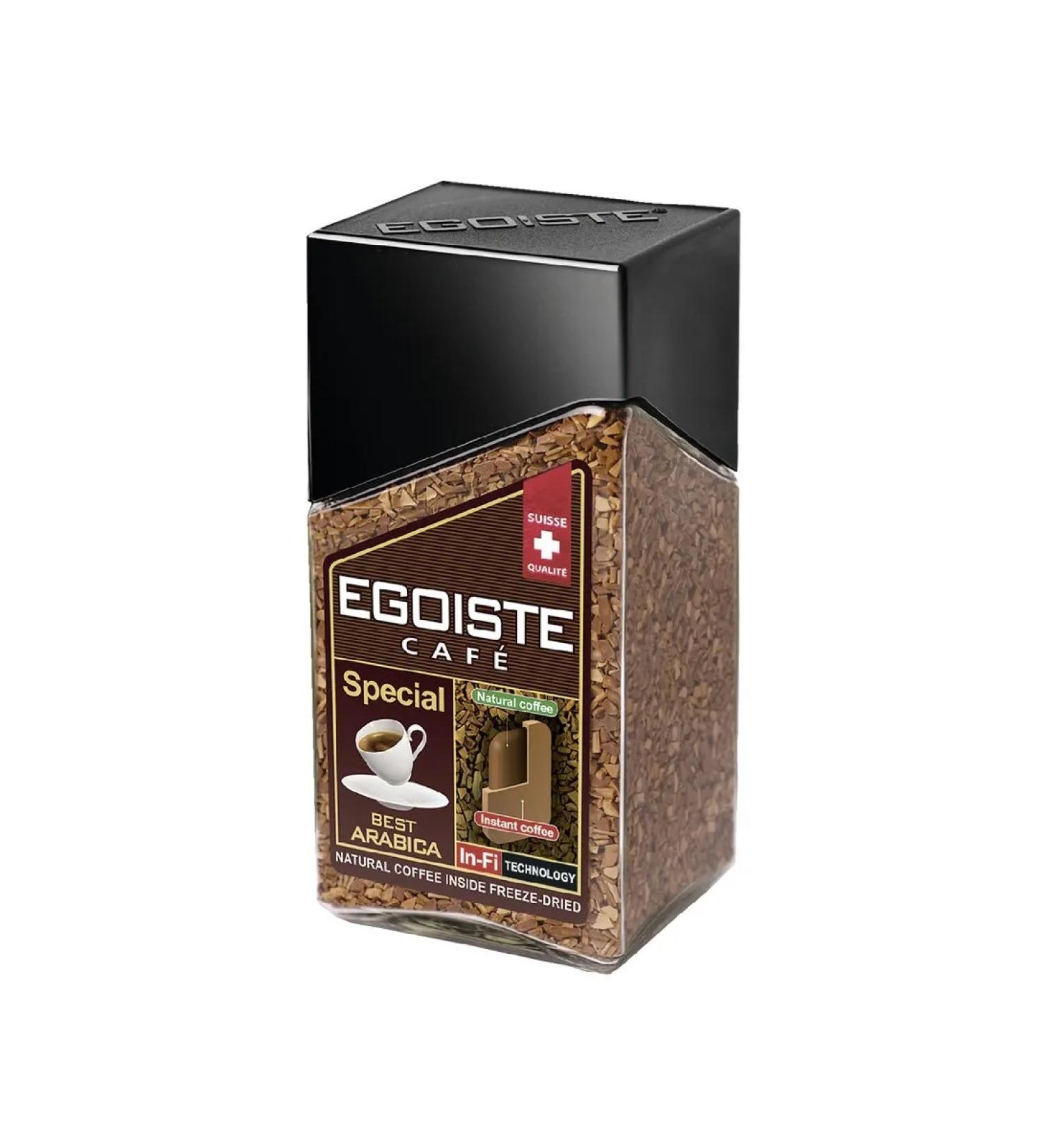 Egoiste Special coffee soluble sublimated with ground