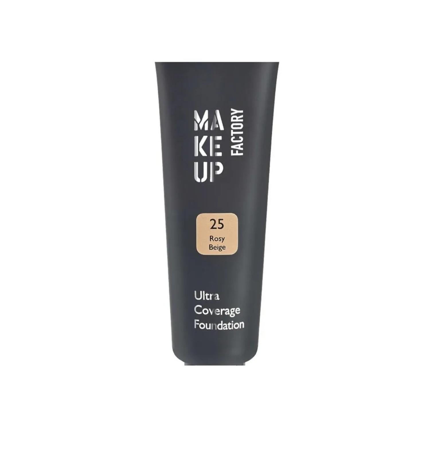 MAKE UP FACTORY Tonal cream with dense coating No. 25 Rosy Beige - Buy Online on GoSupps.com