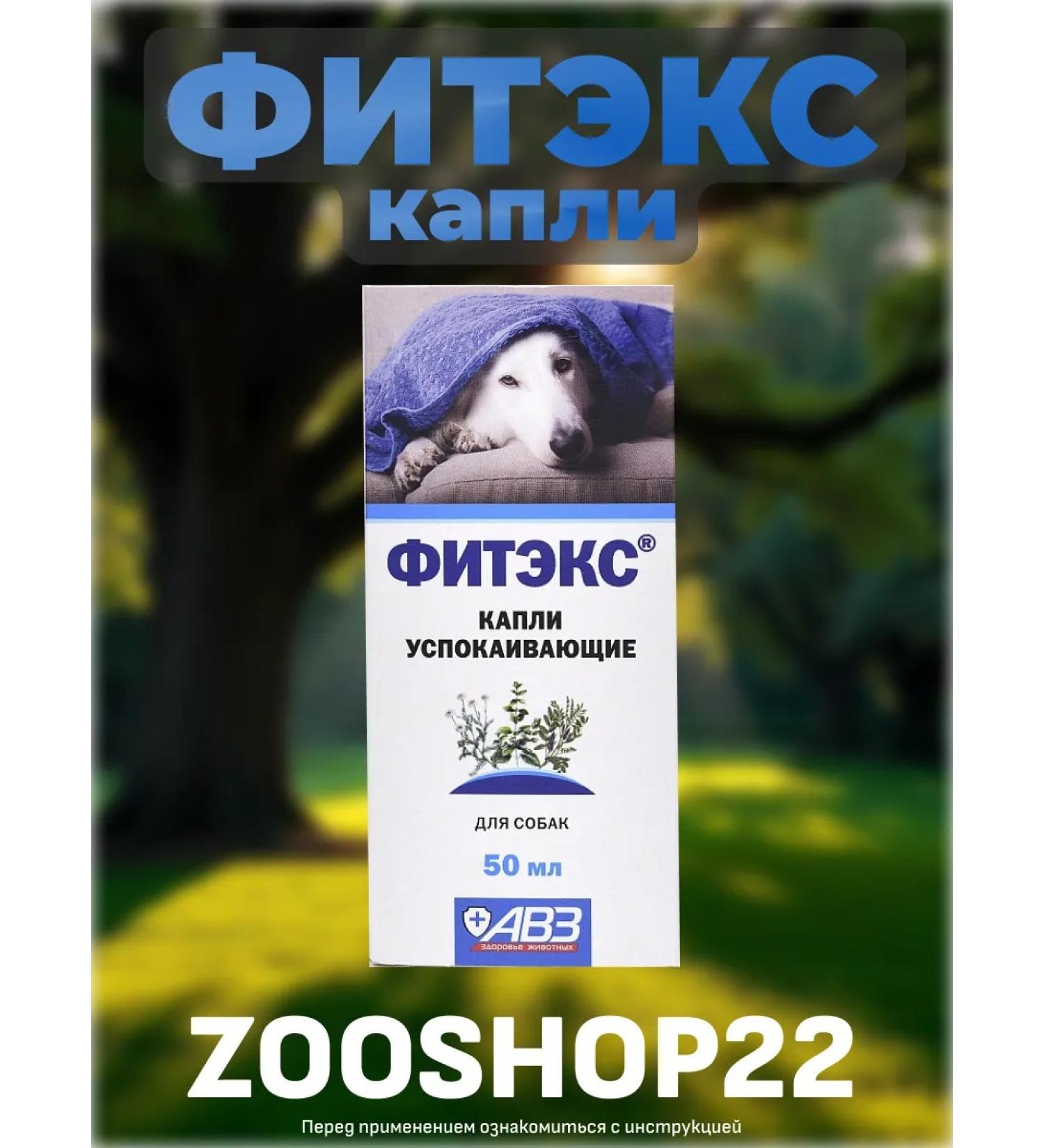 AVZ FitEx Drops for dogs of large breeds 50 ml - Buy Online on GoSupps.com