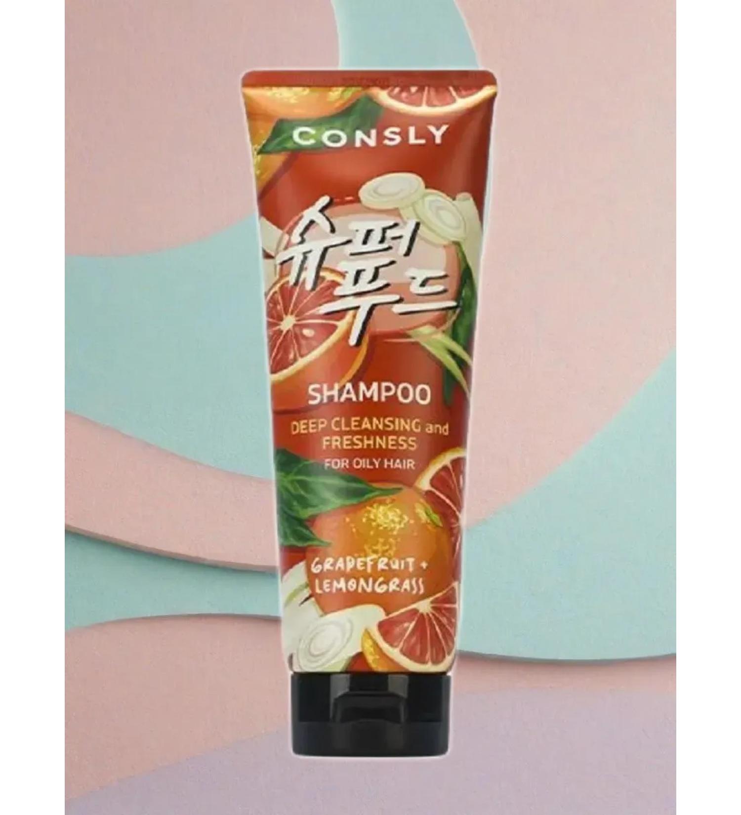 CONSLY Cleaning shampoo with grapefruit and lemongrass extracts