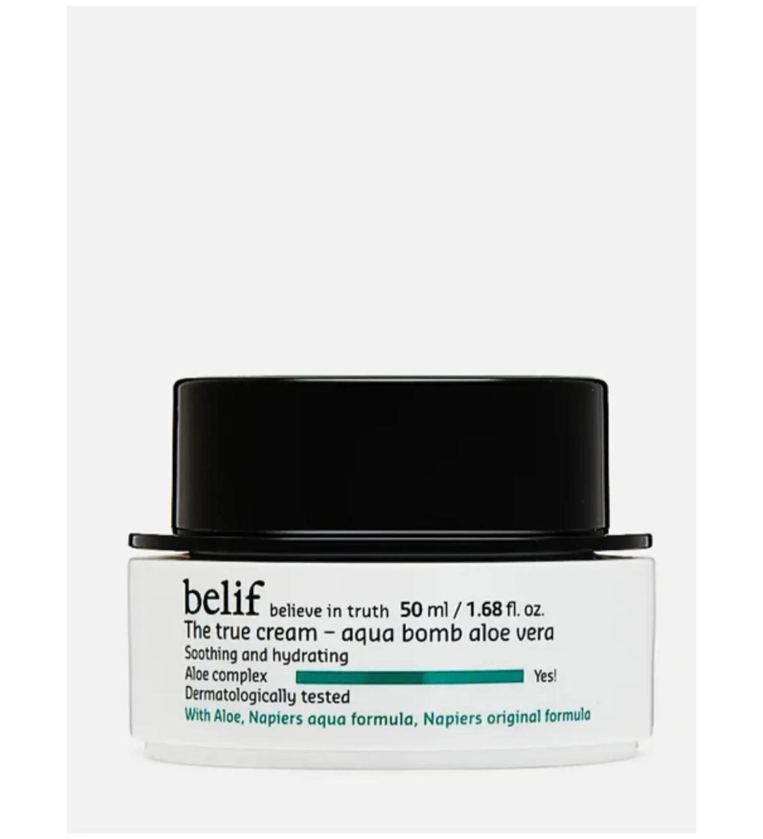 BELIF the true cream aqua bomb aloe vera facial cream gel - Buy Online on GoSupps.com