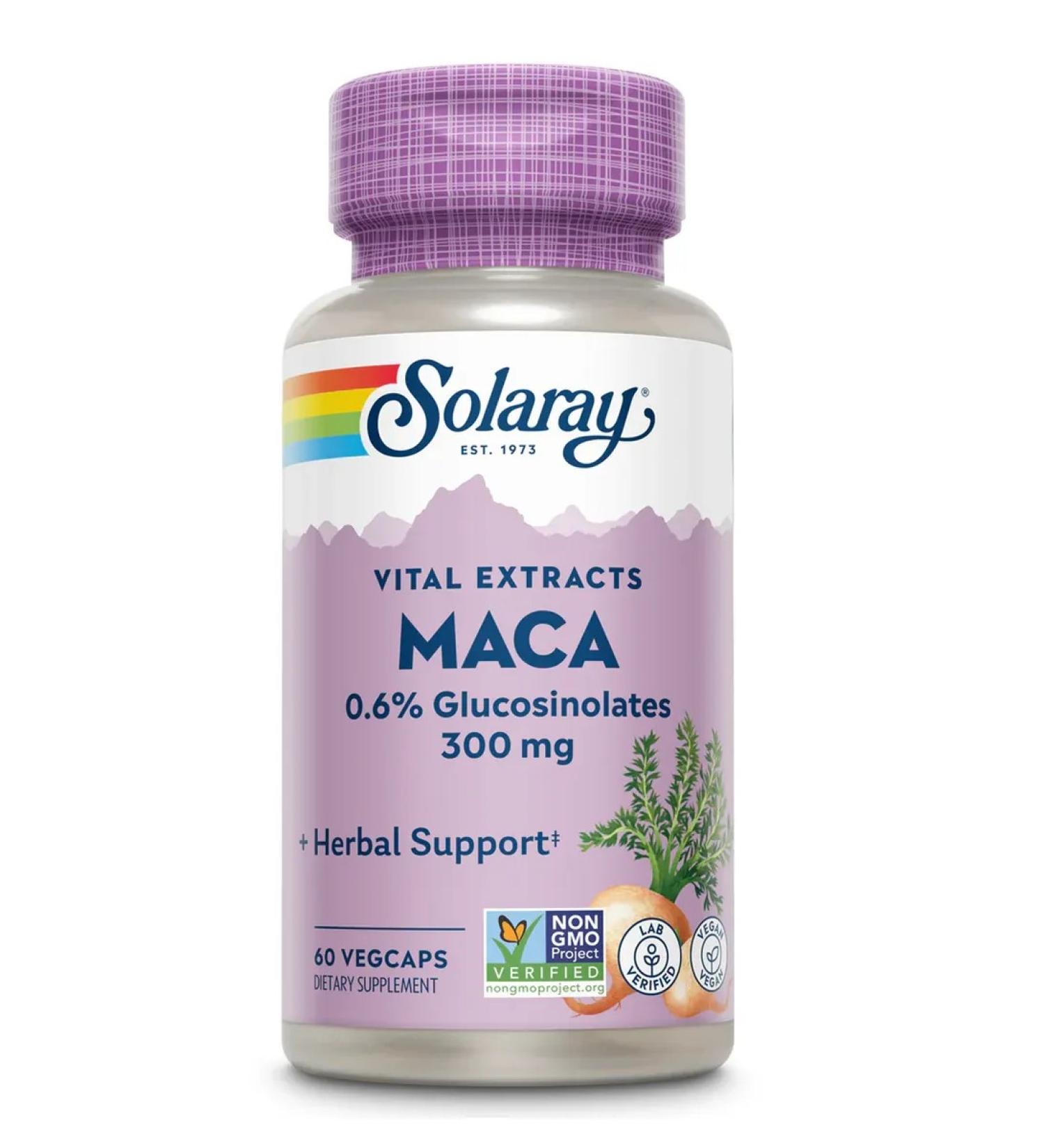 Solaray MACA 300MG 60 capsules