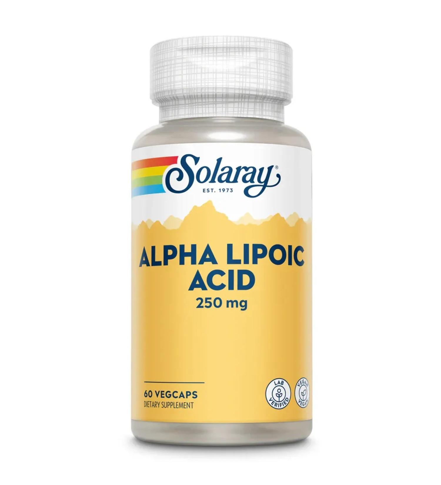 Solaray Alpha Lipoic Acid 250MG 60 capsules