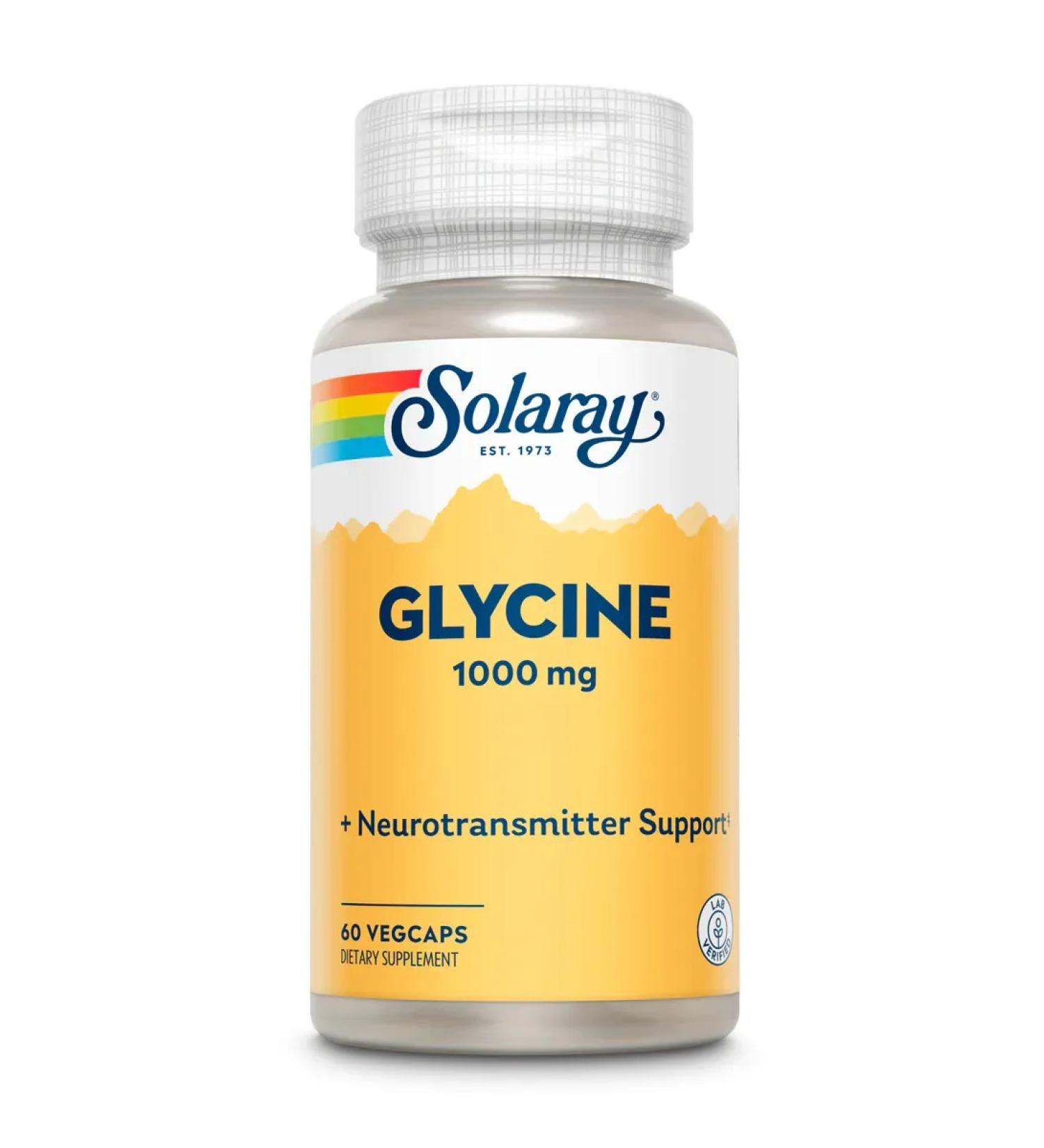 Solaray Glycine 1000MG 60 capsules