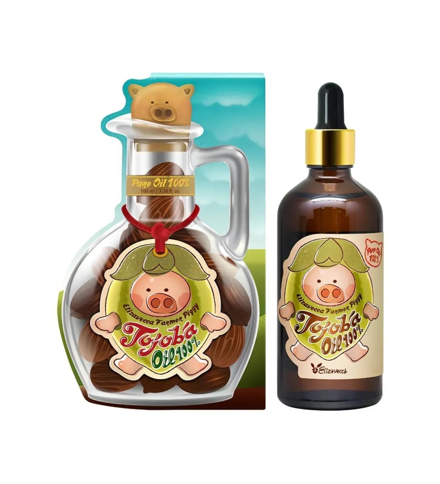 Elizavecca Jozhoba Farmer Piggy Jojoba Oil Faces and Body Oil 100%