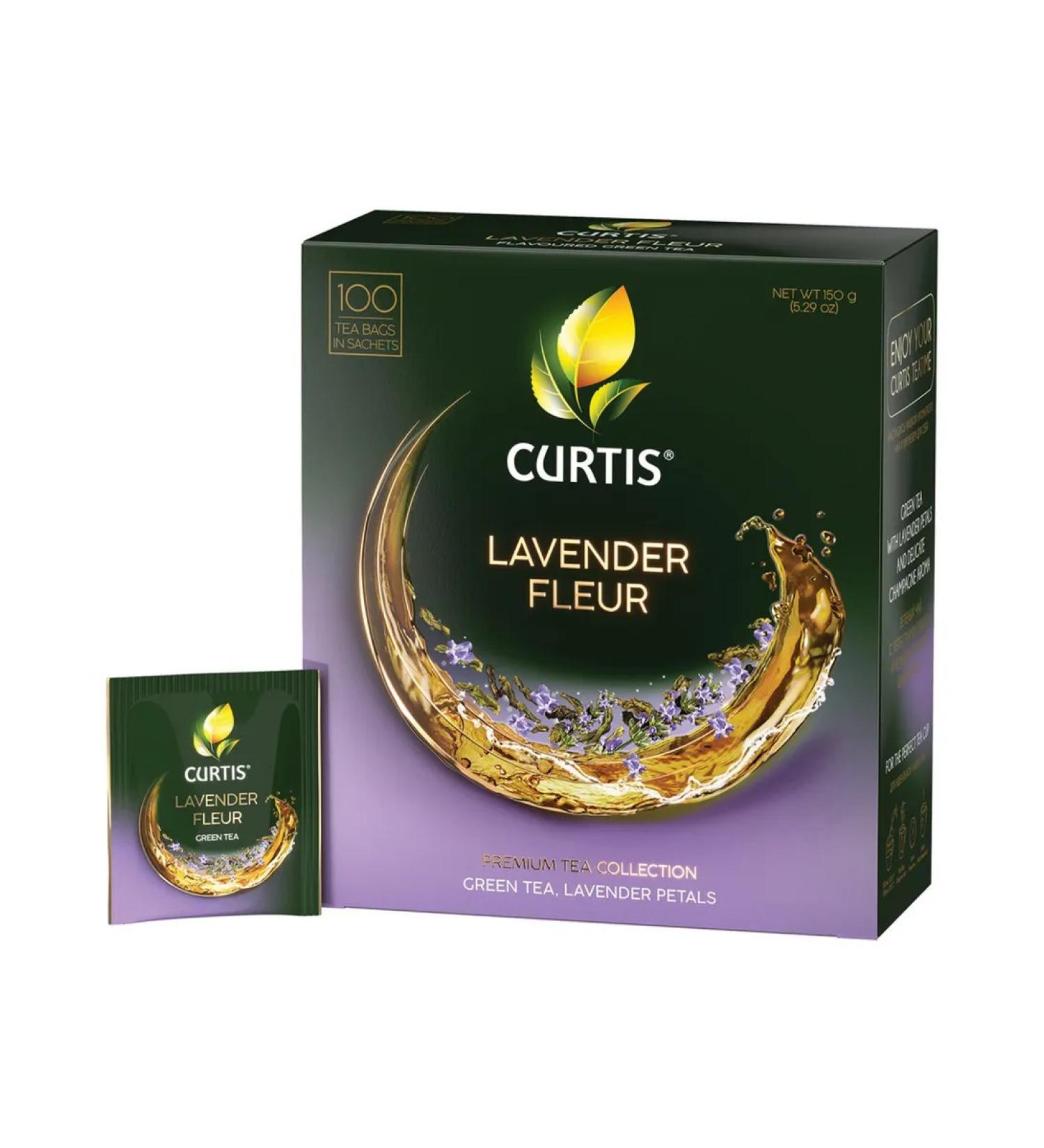 Curtis Tea lavender fleur Green with lavender with rose petals - Buy Online on GoSupps.com