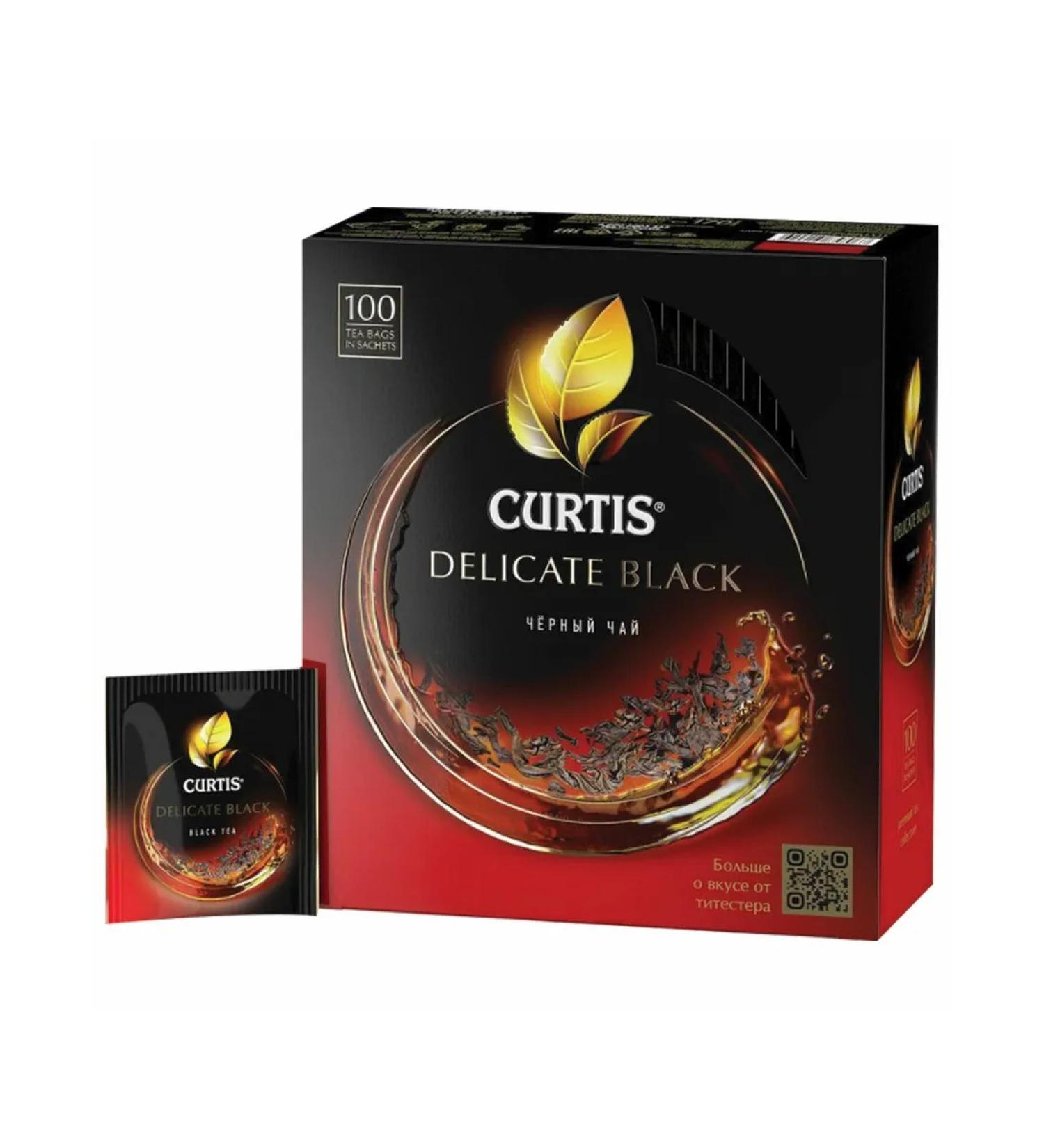 Curtis Tea Cate Black Black 100 bags in envelopes 1.7 g 101 - Buy Online on GoSupps.com