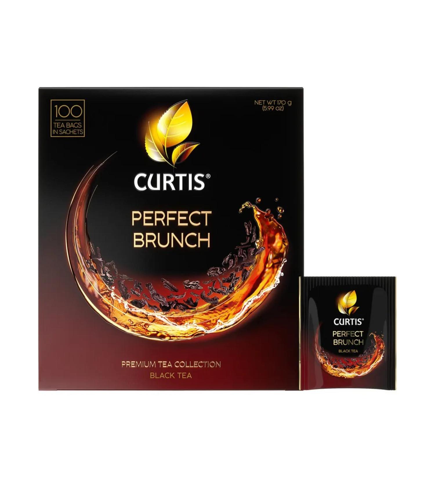 Curtis Tea Perfect Brunch black 100 bags in envelopes of 1.7 g - Buy Online on GoSupps.com