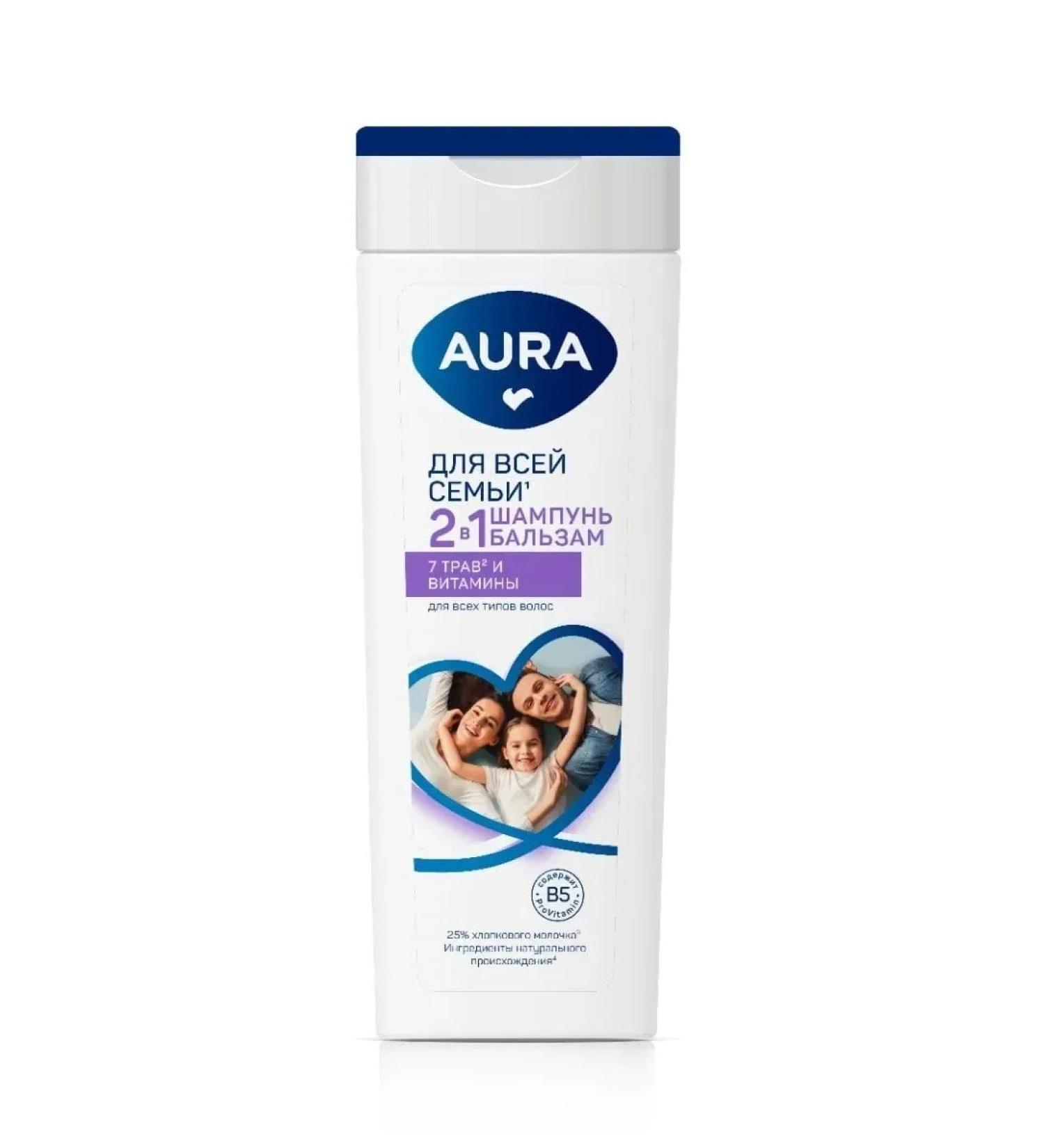 Aura Shampoo-balm 7 herbs and vitamins 380 ml