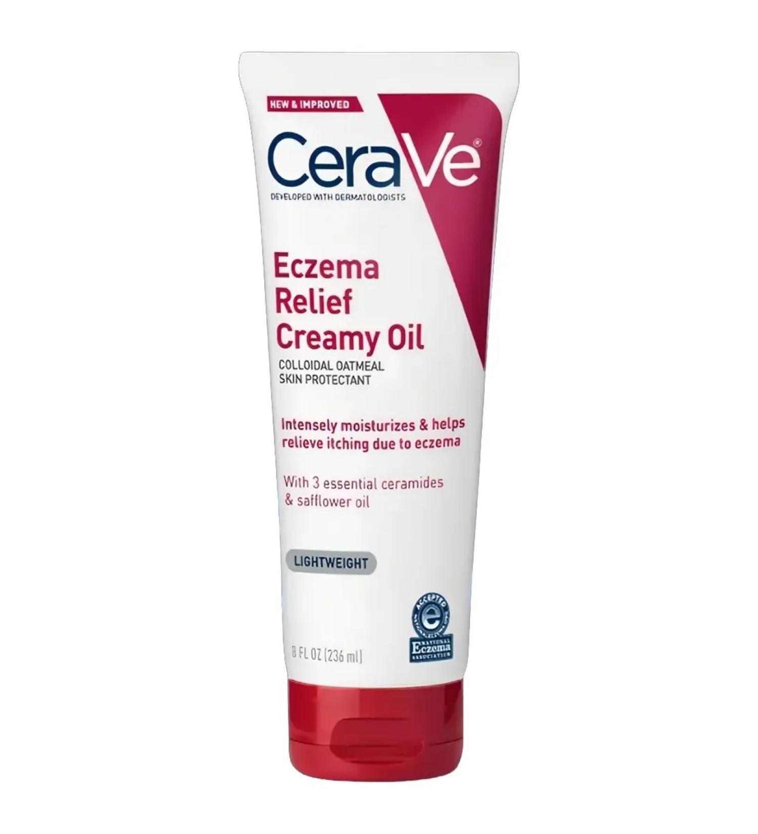 CeraVe Cream oil from eczema on the body and hands