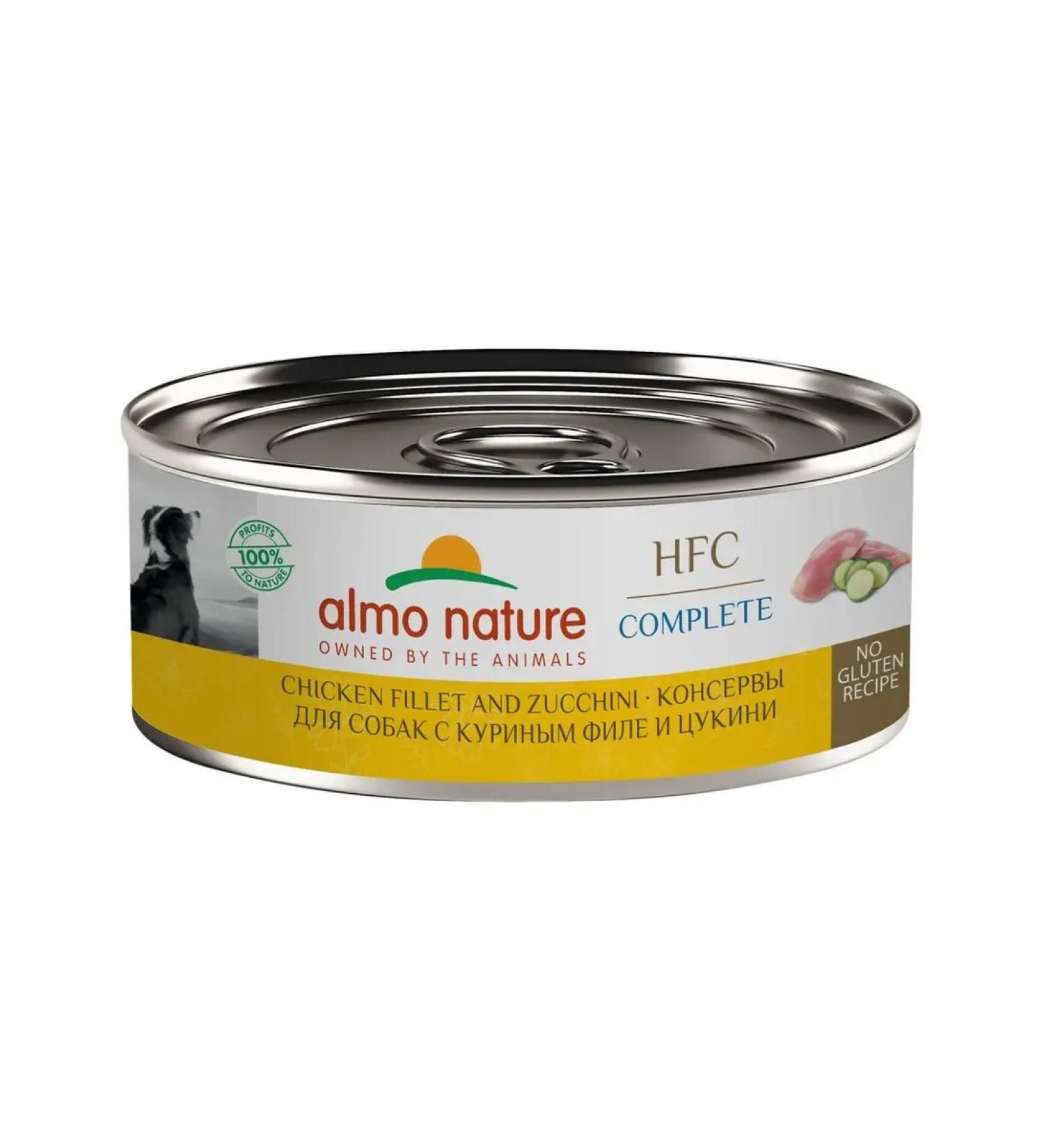 Almo Nature canned food Dog food with chicken fillet and tsukini 12 pcs x 100 g - Buy Online on GoSupps.com