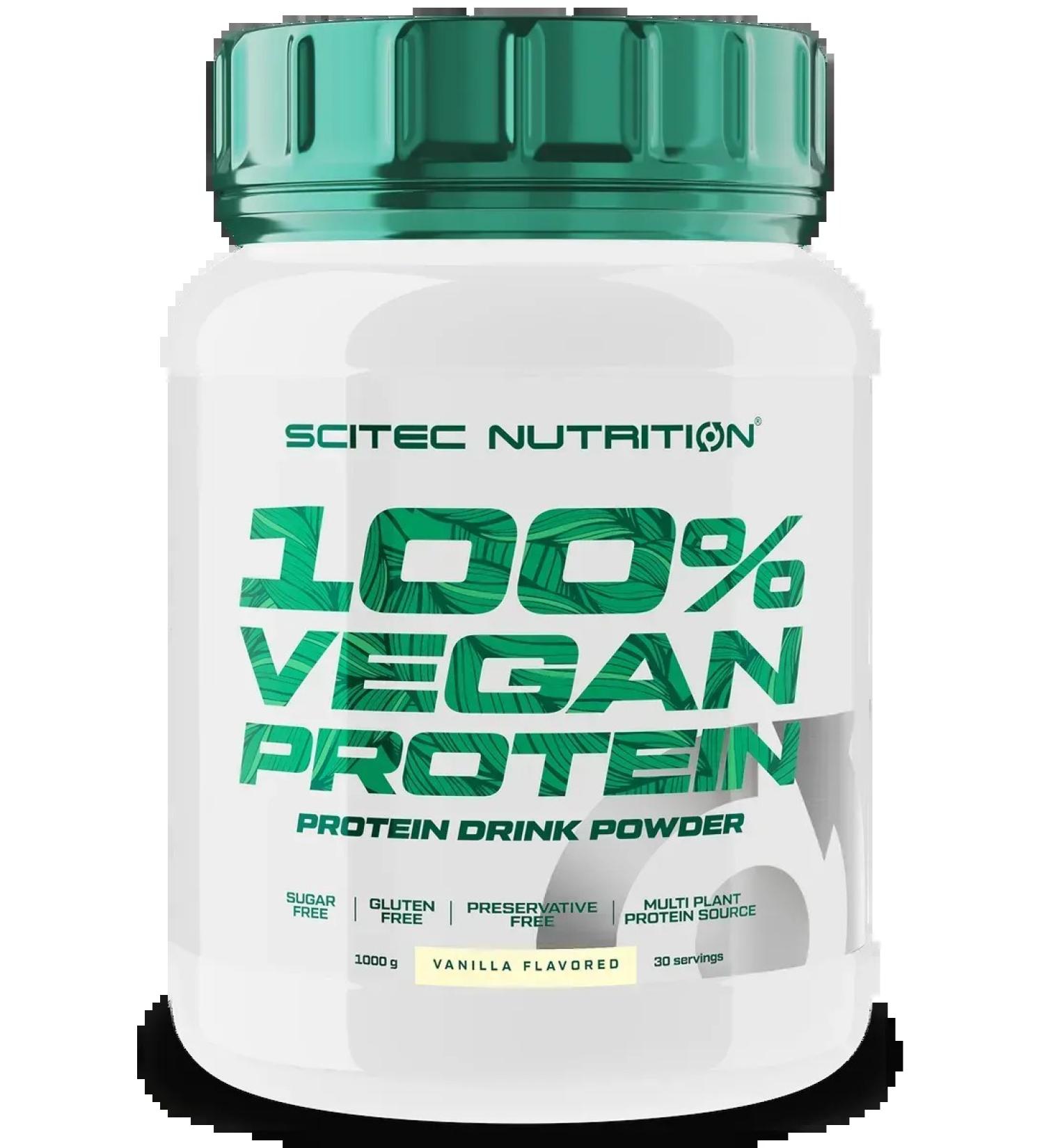Scitec Nutrition Vagan protein Scitec 100% Vegan Protein 1000G vanilla - Buy Online on GoSupps.com